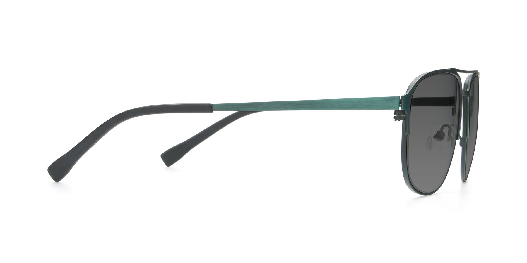 Side of 9513 in Antique Green with Medium Gray Tinted Lenses