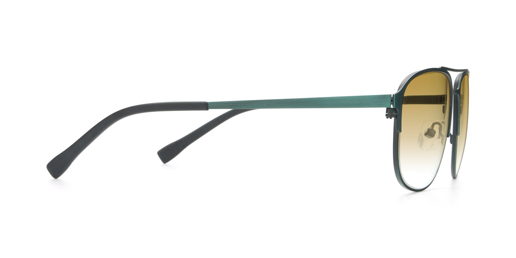 Side of 9513 in Antique Green with Champagne Gradient Lenses