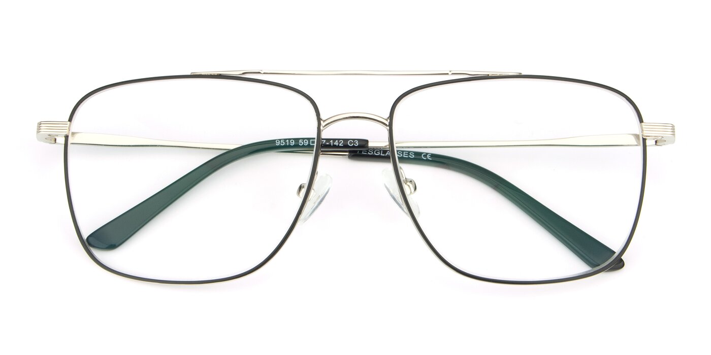 9519 - Black / Silver Eyeglasses