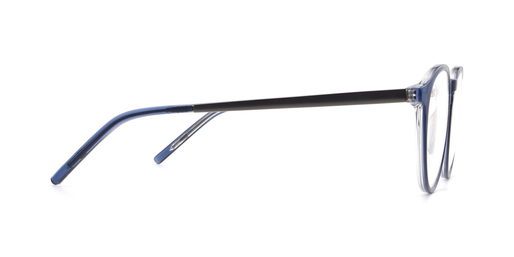 Side of 17450 in Blue with Clear Reading Eyeglass Lenses