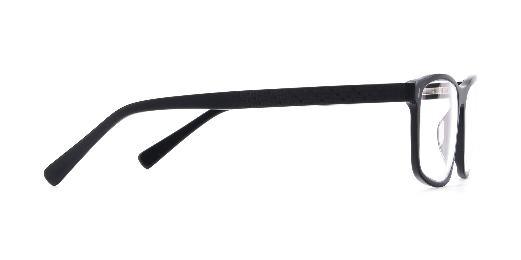Side of 17474 in Black with Clear Reading Eyeglass Lenses