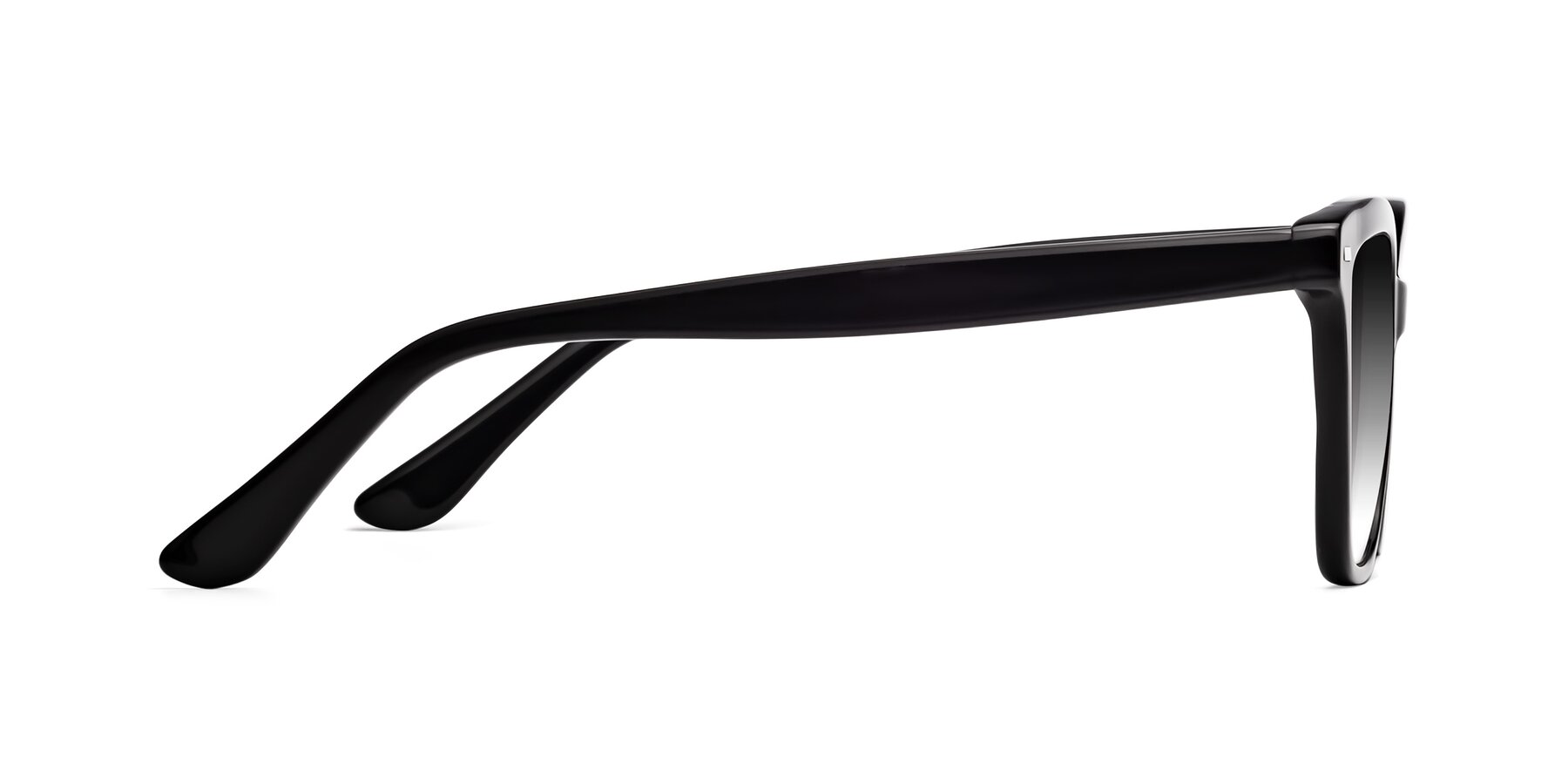 Side of 17485 in Black with Gray Gradient Lenses