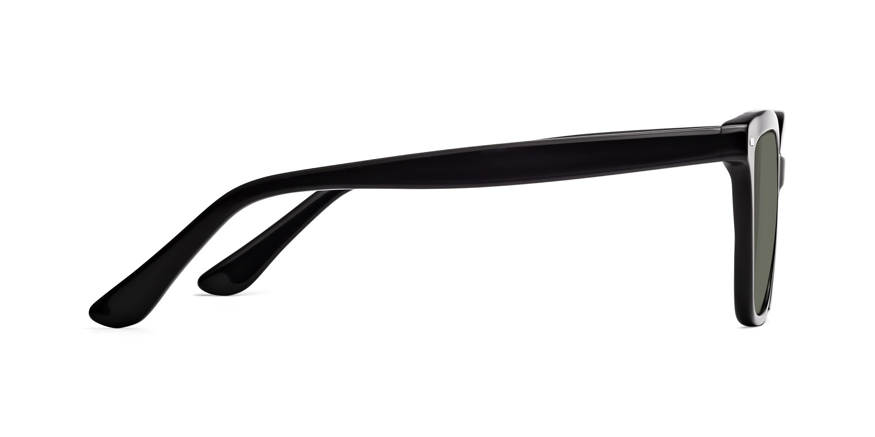 Side of 17485 in Black with Gray Polarized Lenses