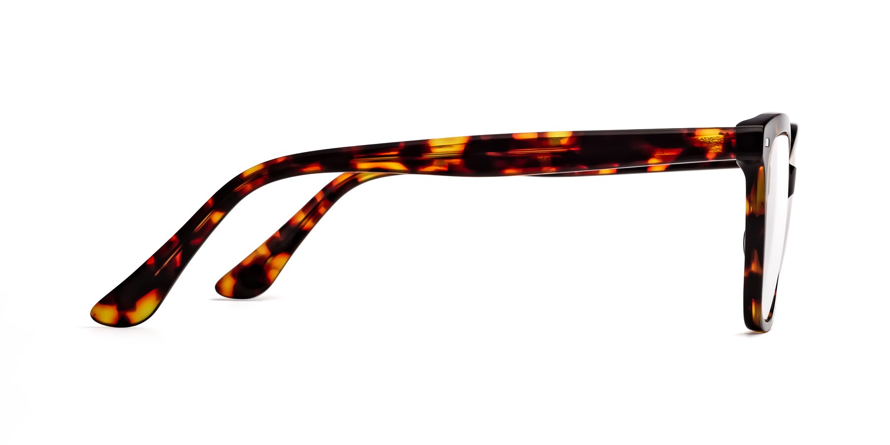 Side of 17485 in Tortoise with Clear Blue Light Blocking Lenses