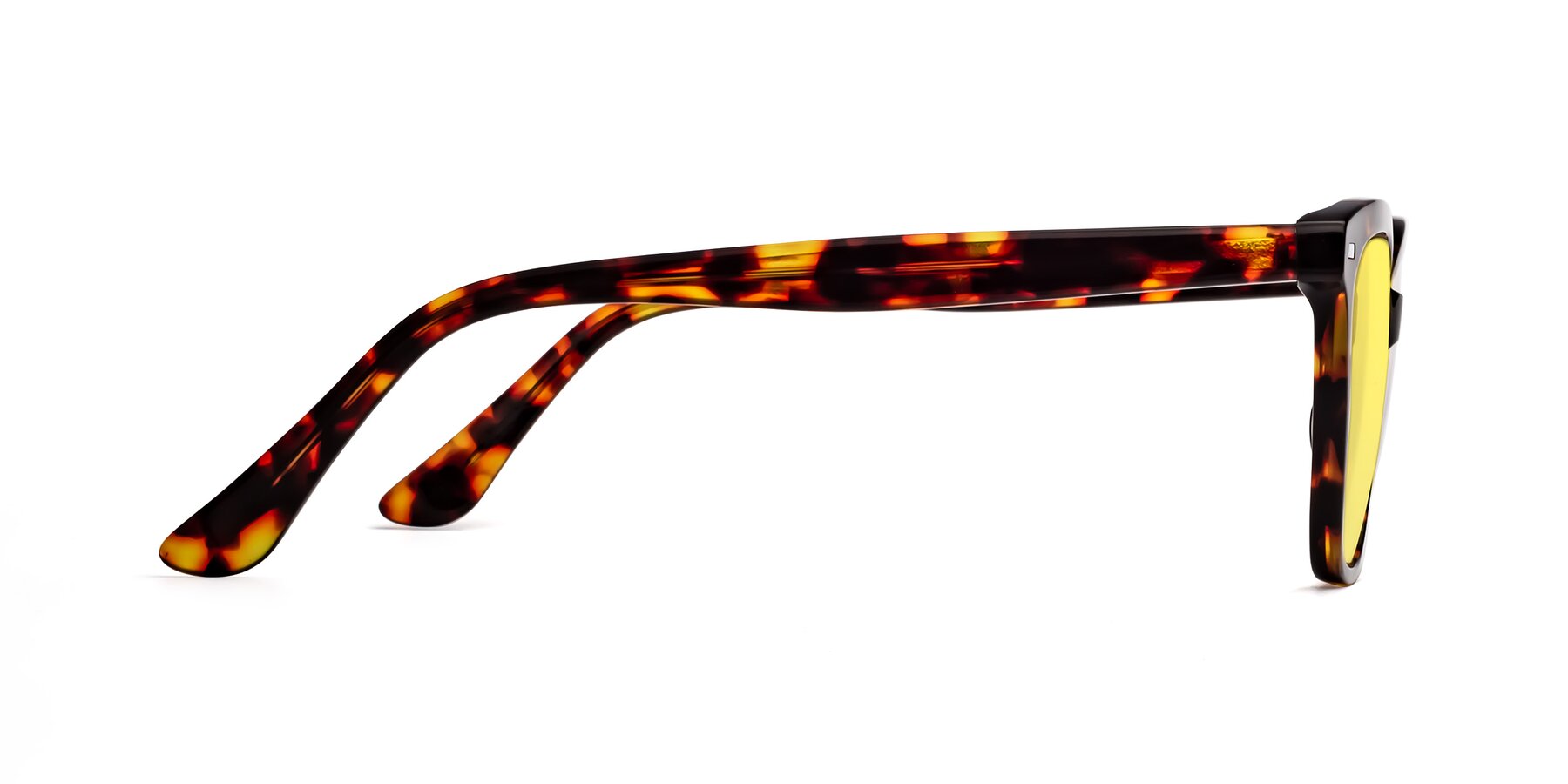 Side of 17485 in Tortoise with Medium Yellow Tinted Lenses