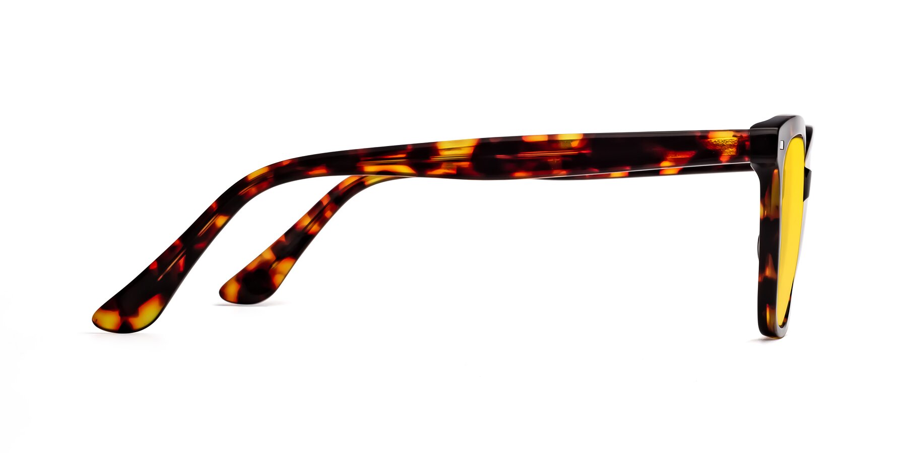 Side of 17485 in Tortoise with Yellow Tinted Lenses
