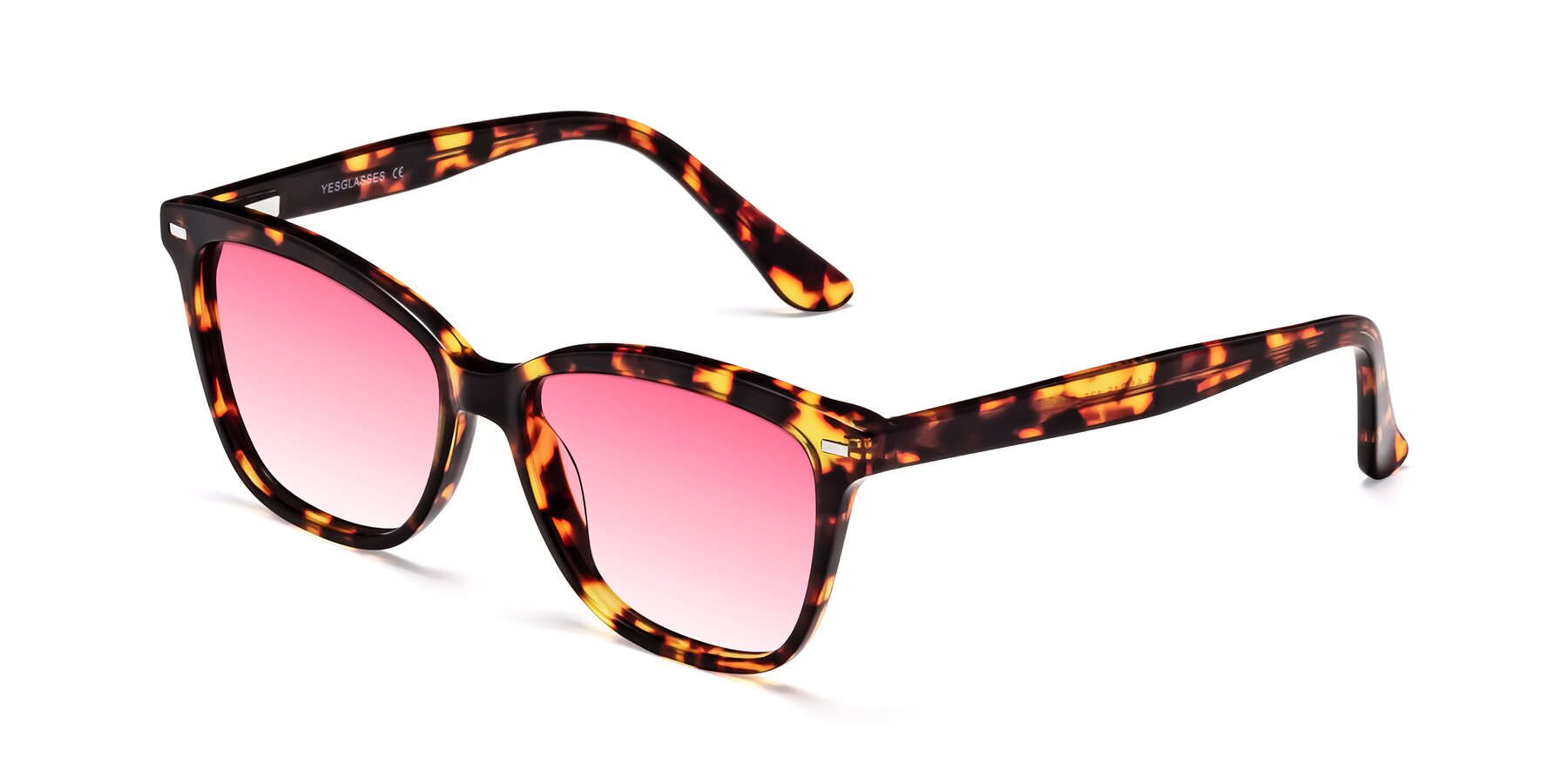 Angle of 17485 in Tortoise with Pink Gradient Lenses