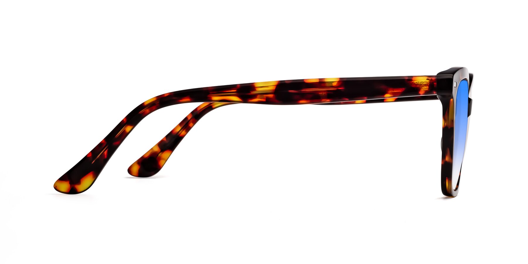 Side of 17485 in Tortoise with Blue Gradient Lenses