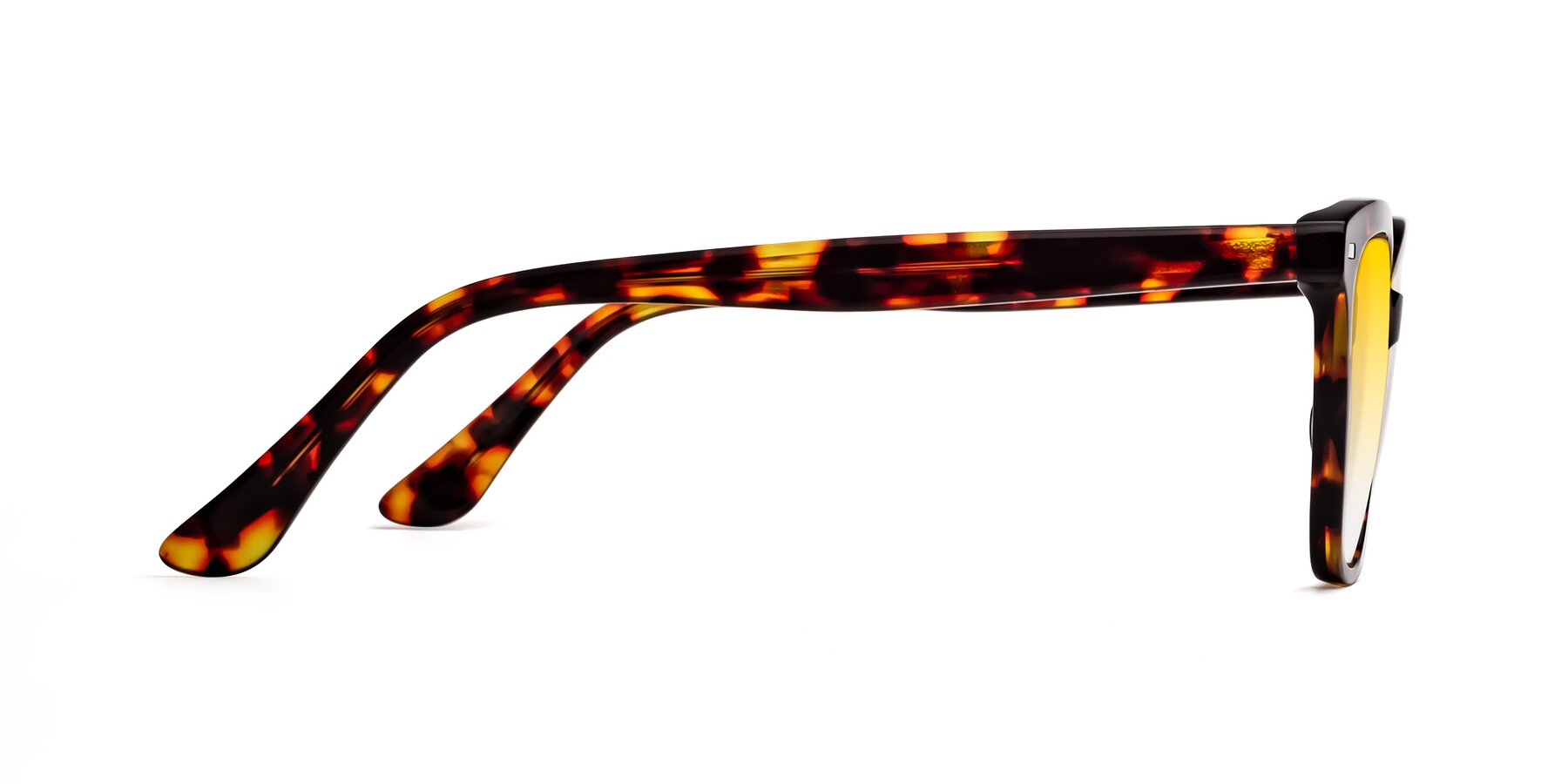 Side of 17485 in Tortoise with Yellow Gradient Lenses