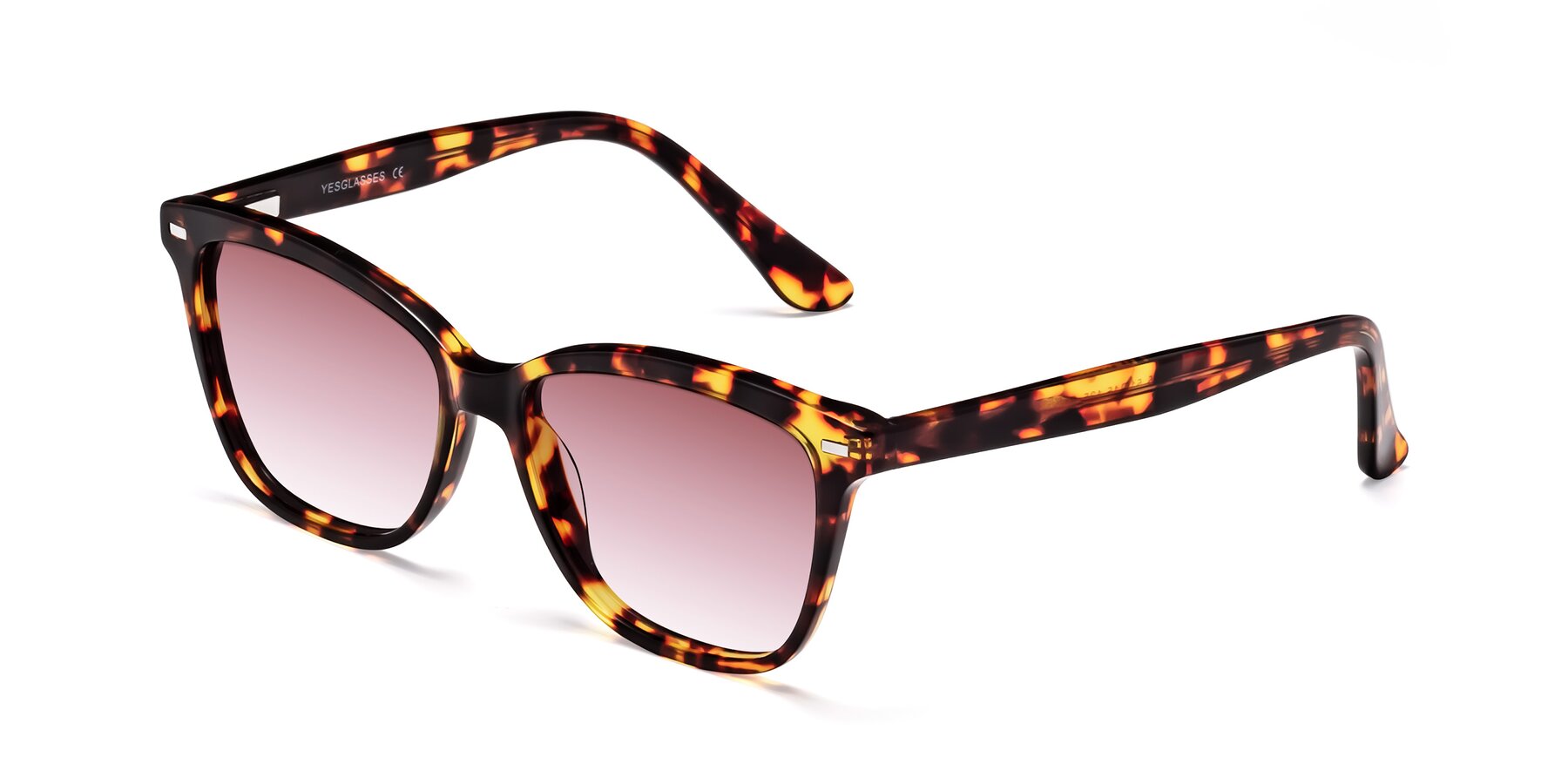 Angle of 17485 in Tortoise with Garnet Gradient Lenses