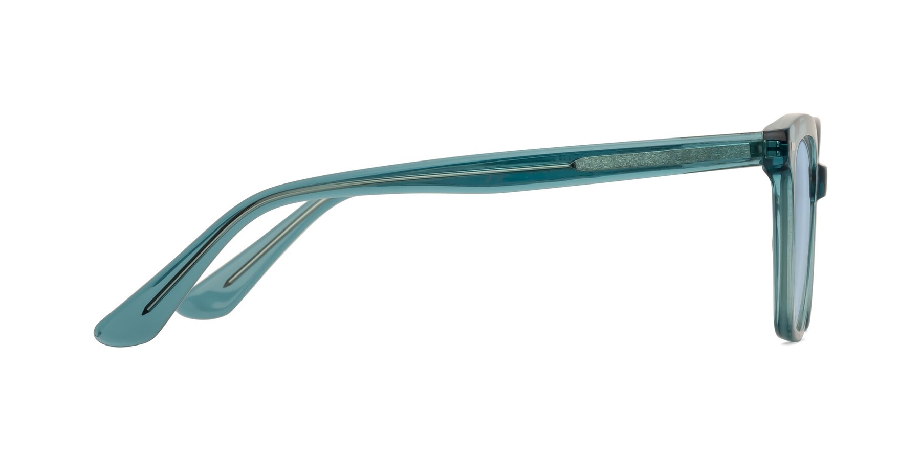 Side of 17485 in Teal with Light Blue Tinted Lenses