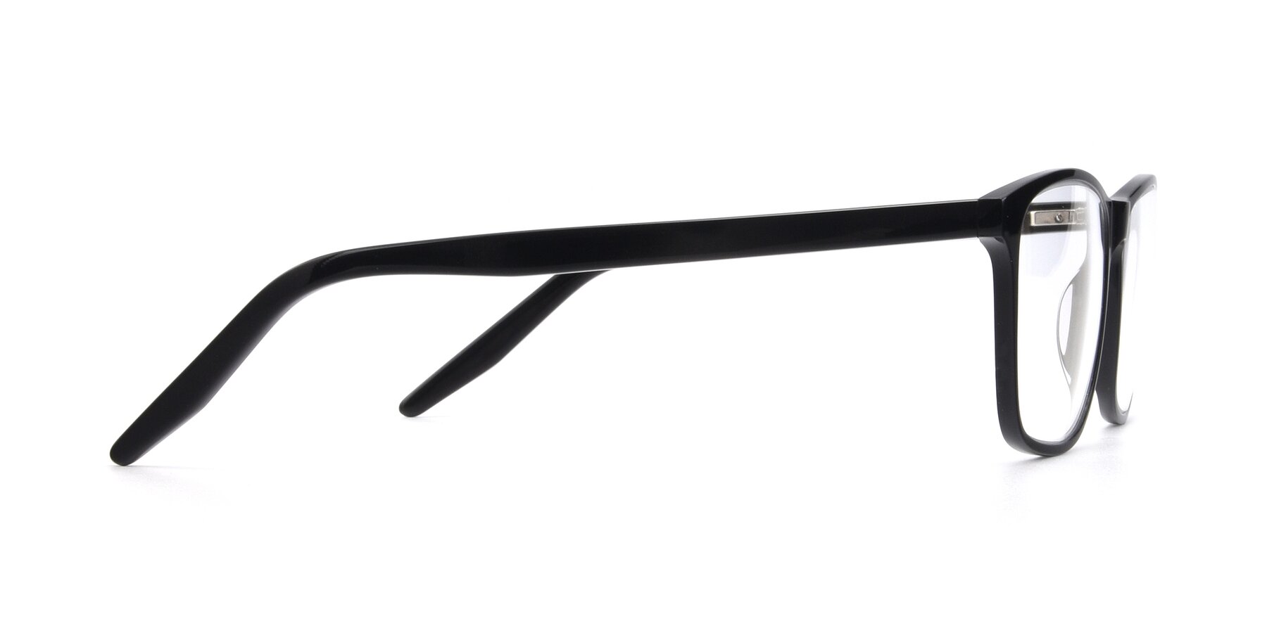 Side of 17500 in Black with Clear Reading Eyeglass Lenses
