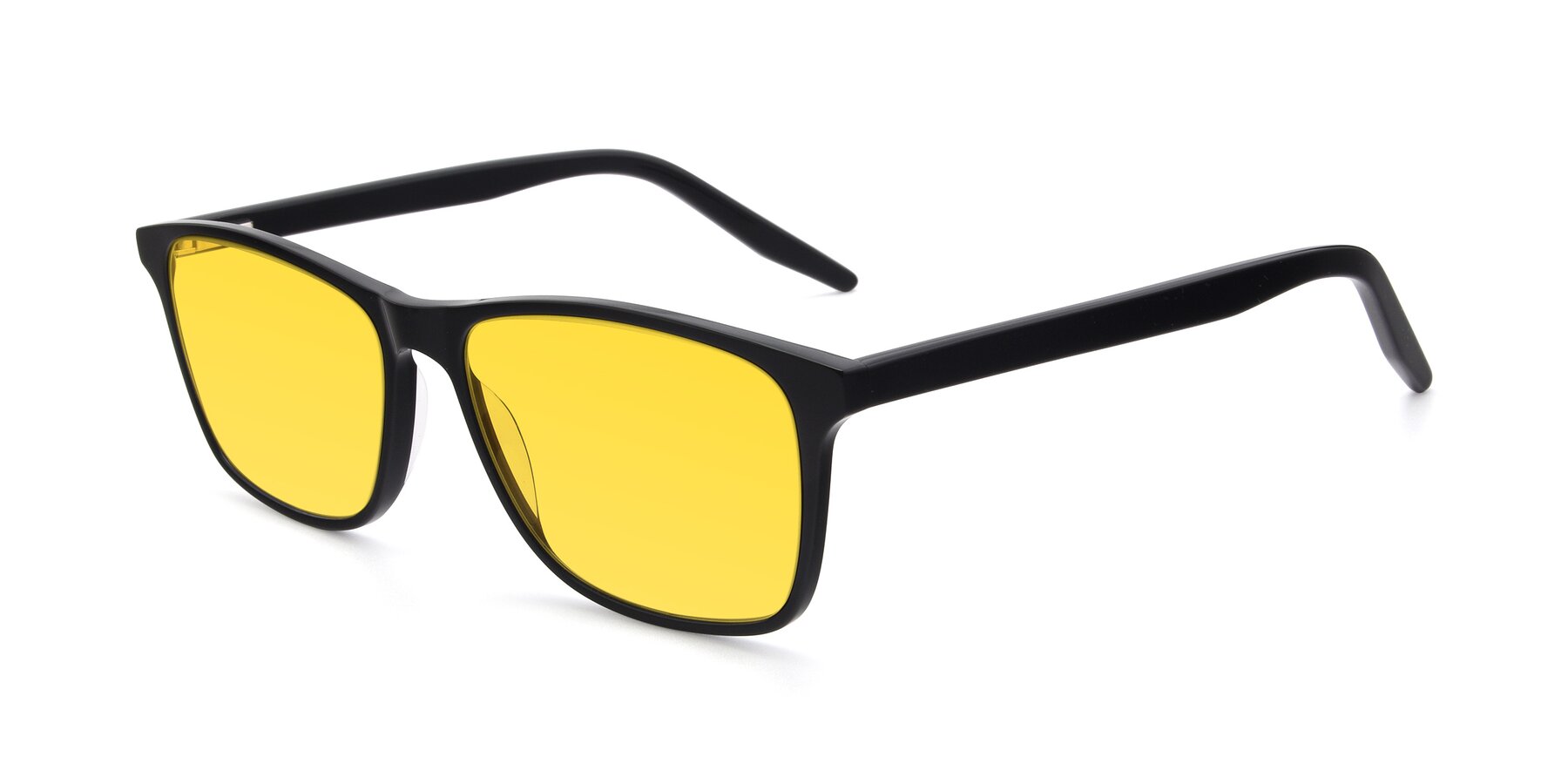 Angle of 17500 in Black with Yellow Tinted Lenses