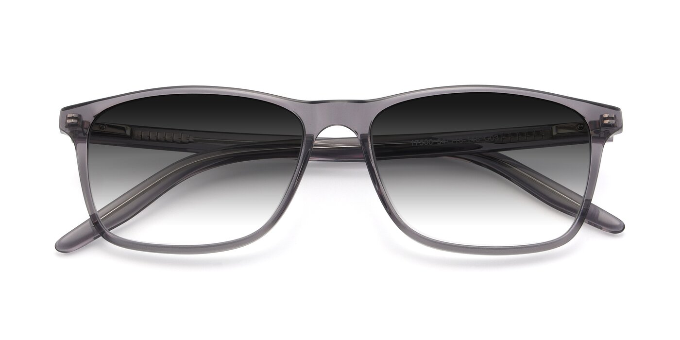 17500 - Transparent Grey Gradient Sunglasses