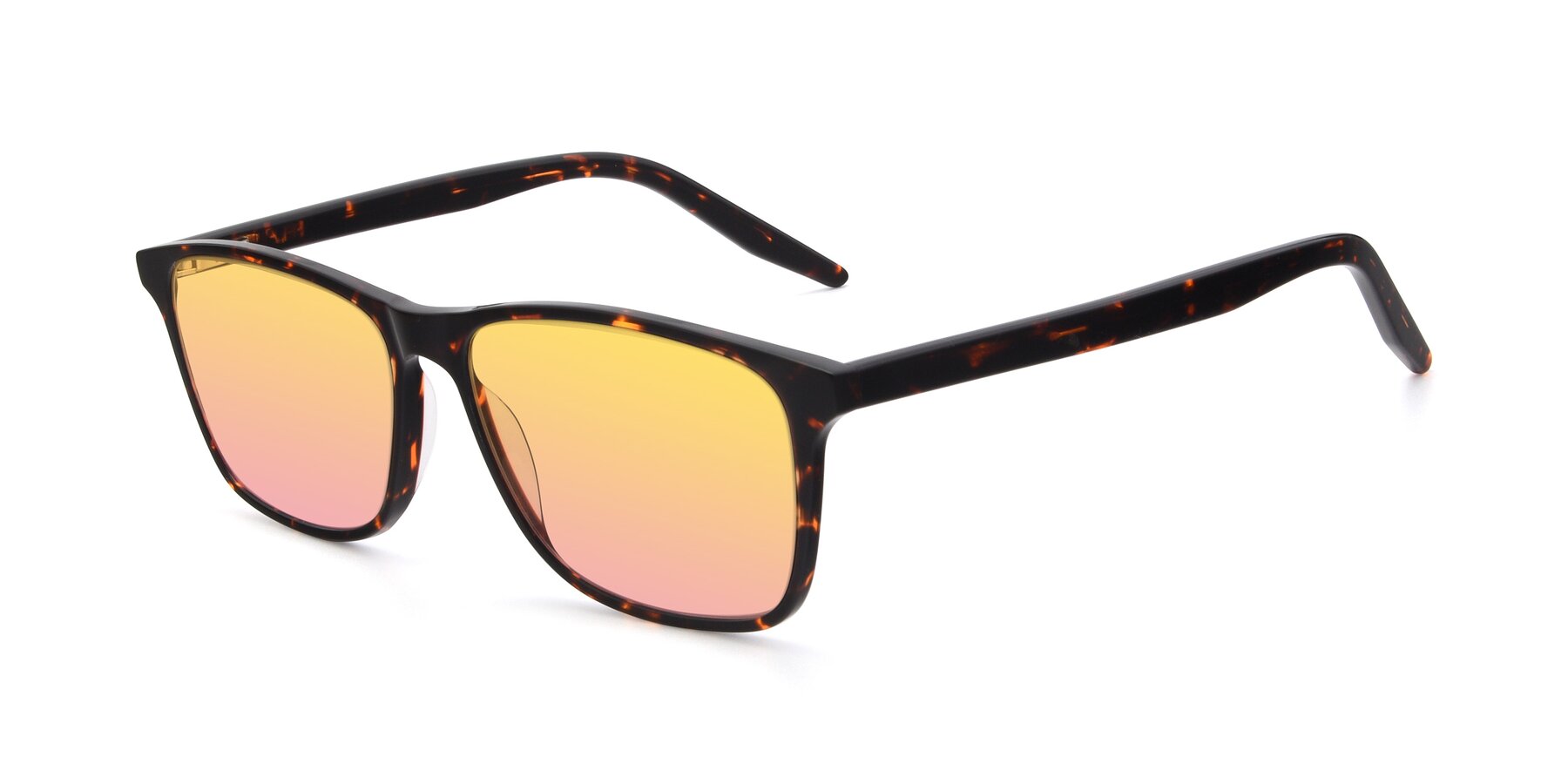 Angle of 17500 in Tortoise with Yellow / Pink Gradient Lenses