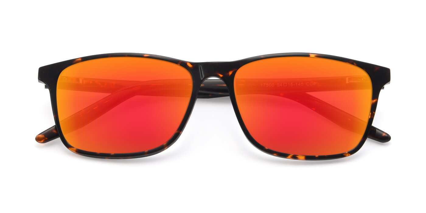 17500 - Tortoise Flash Mirrored Sunglasses