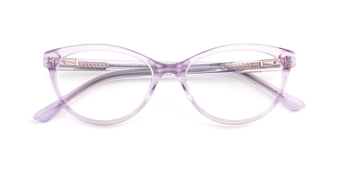 17509 - Transparent Purple Blue Light Glasses