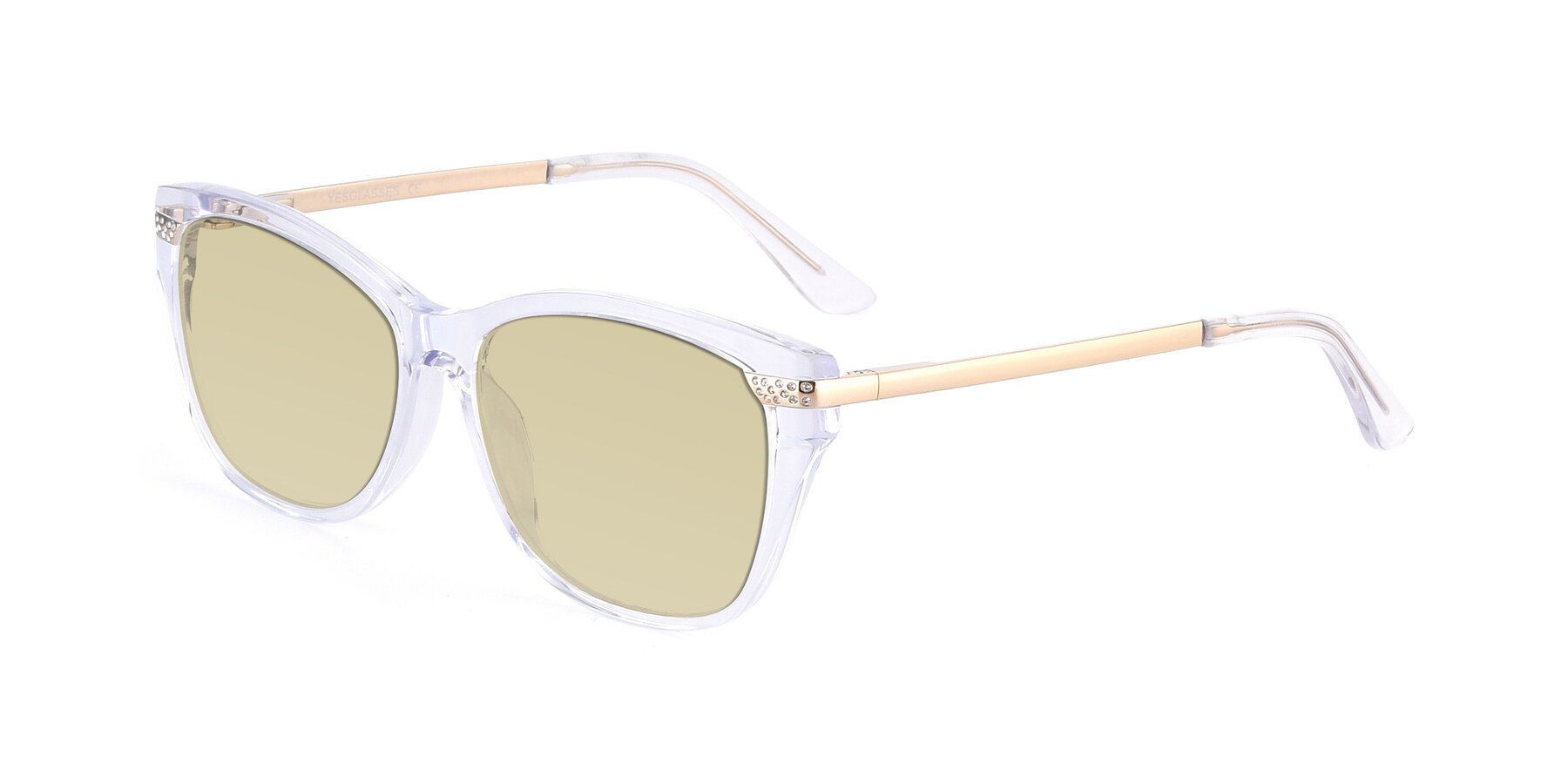 Angle of 17515 in Clear with Light Champagne Tinted Lenses