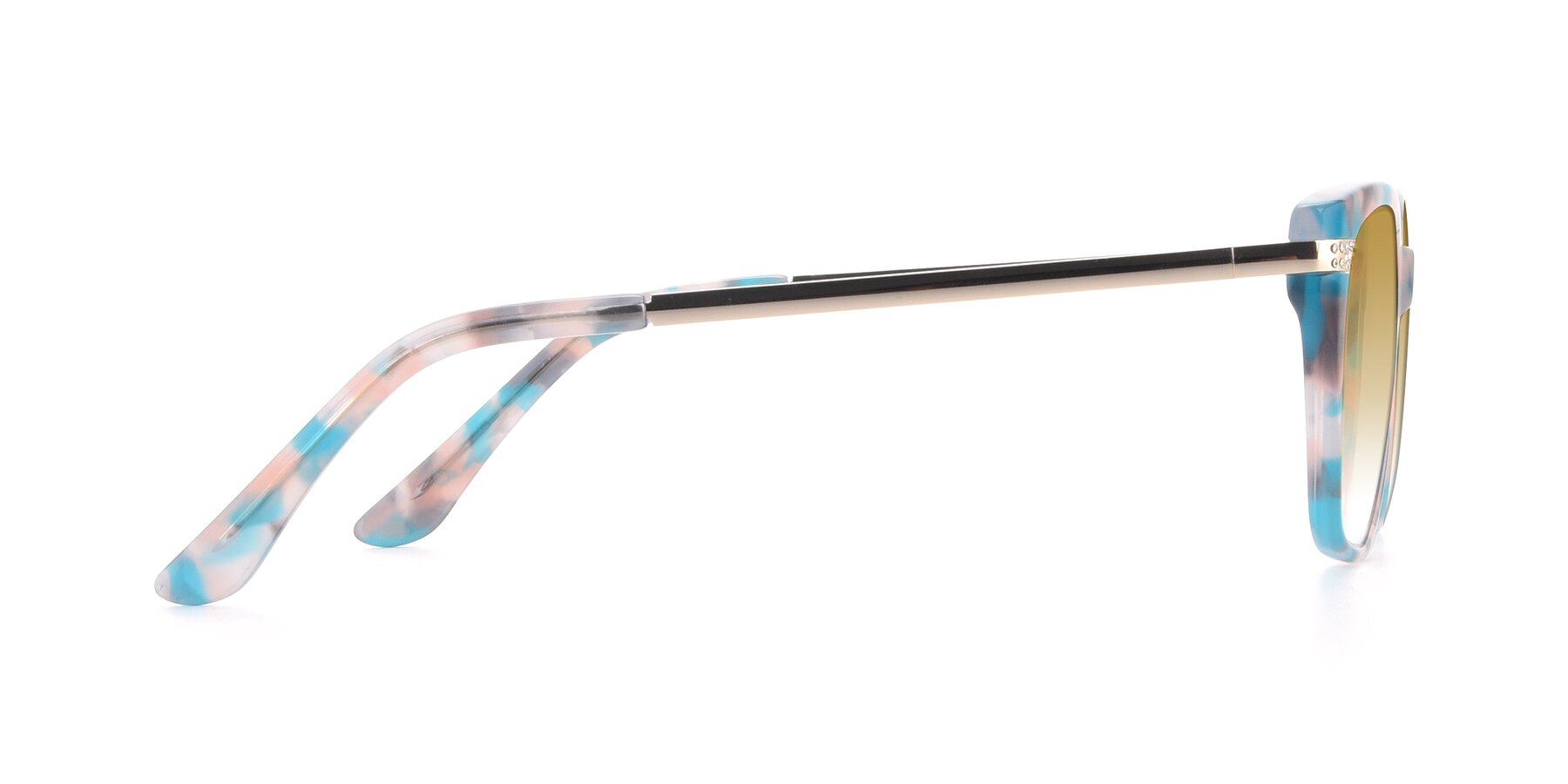 Side of 17515 in Floral with Champagne Gradient Lenses