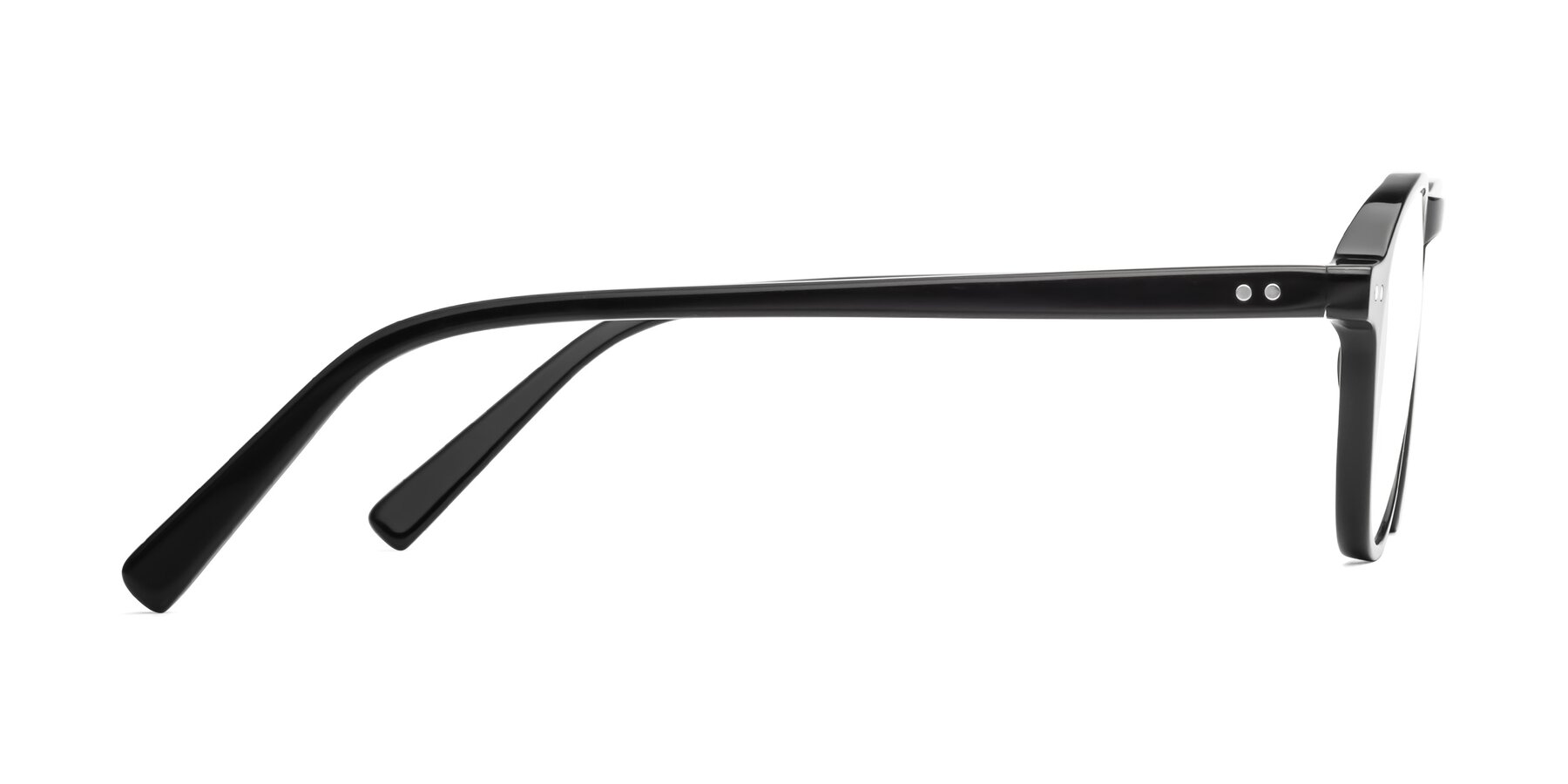 Side of 17544 in Black with Clear Eyeglass Lenses