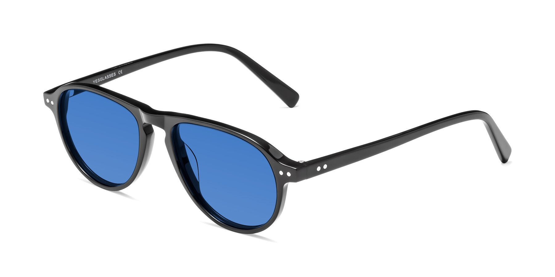 Angle of 17544 in Black with Blue Tinted Lenses