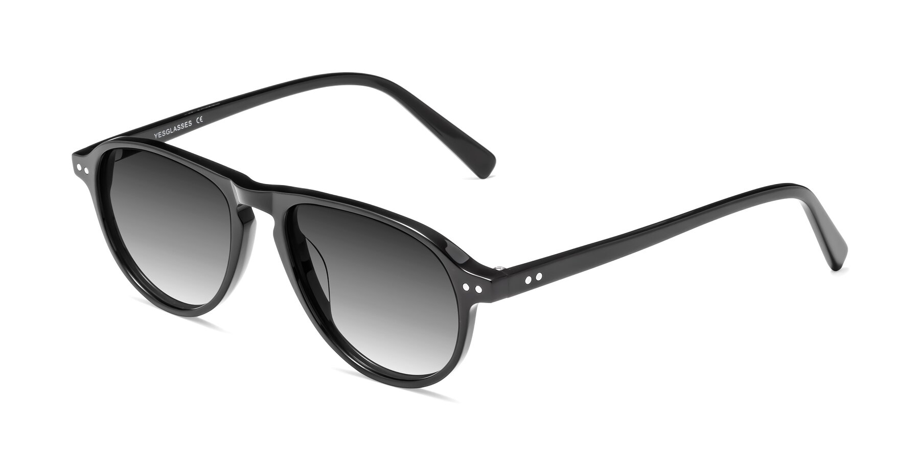 Angle of 17544 in Black with Gray Gradient Lenses