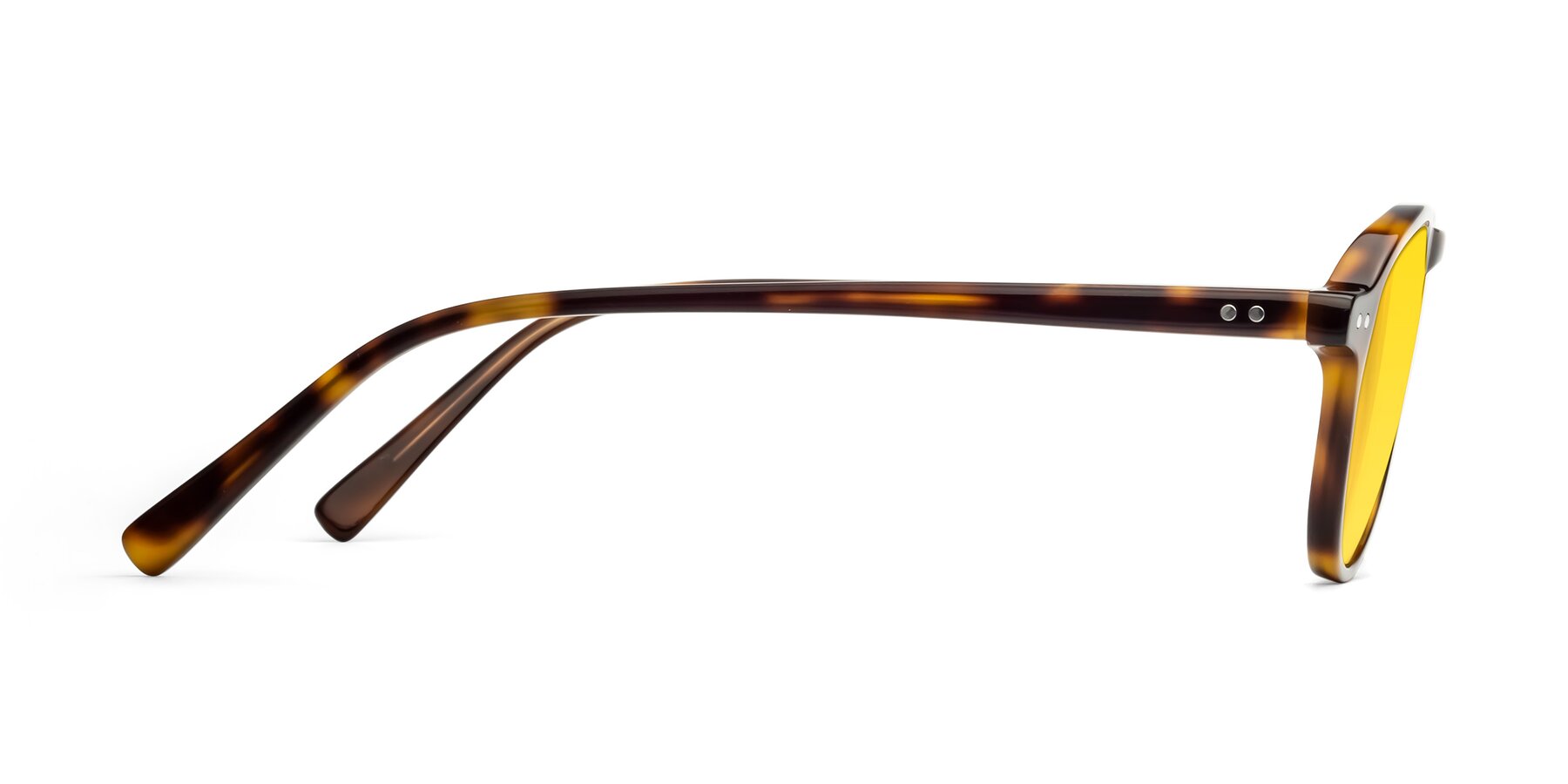 Side of 17544 in Tortoise with Yellow Tinted Lenses