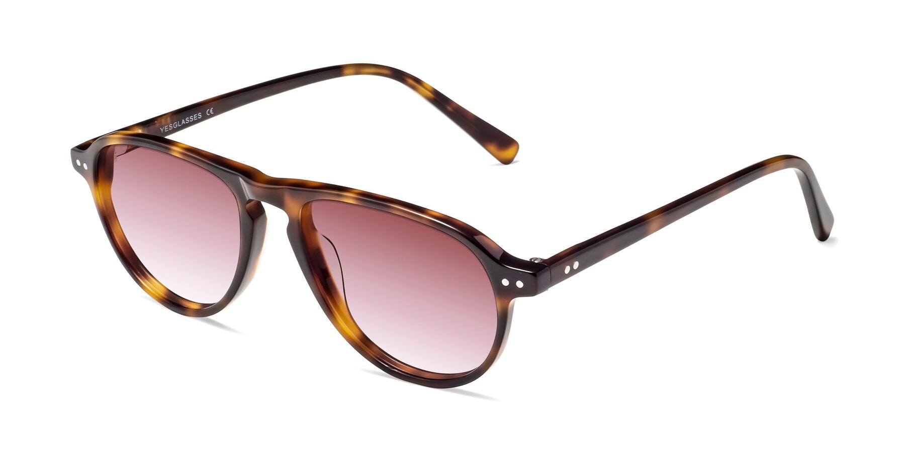 Angle of 17544 in Tortoise with Garnet Gradient Lenses