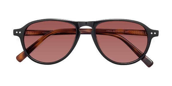 Front of 17544 in Black / Tortoise