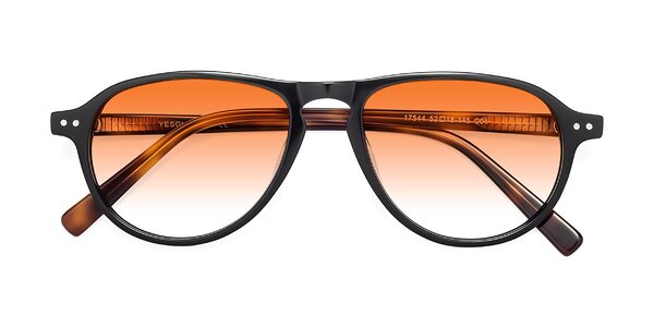 Front of 17544 in Black / Tortoise