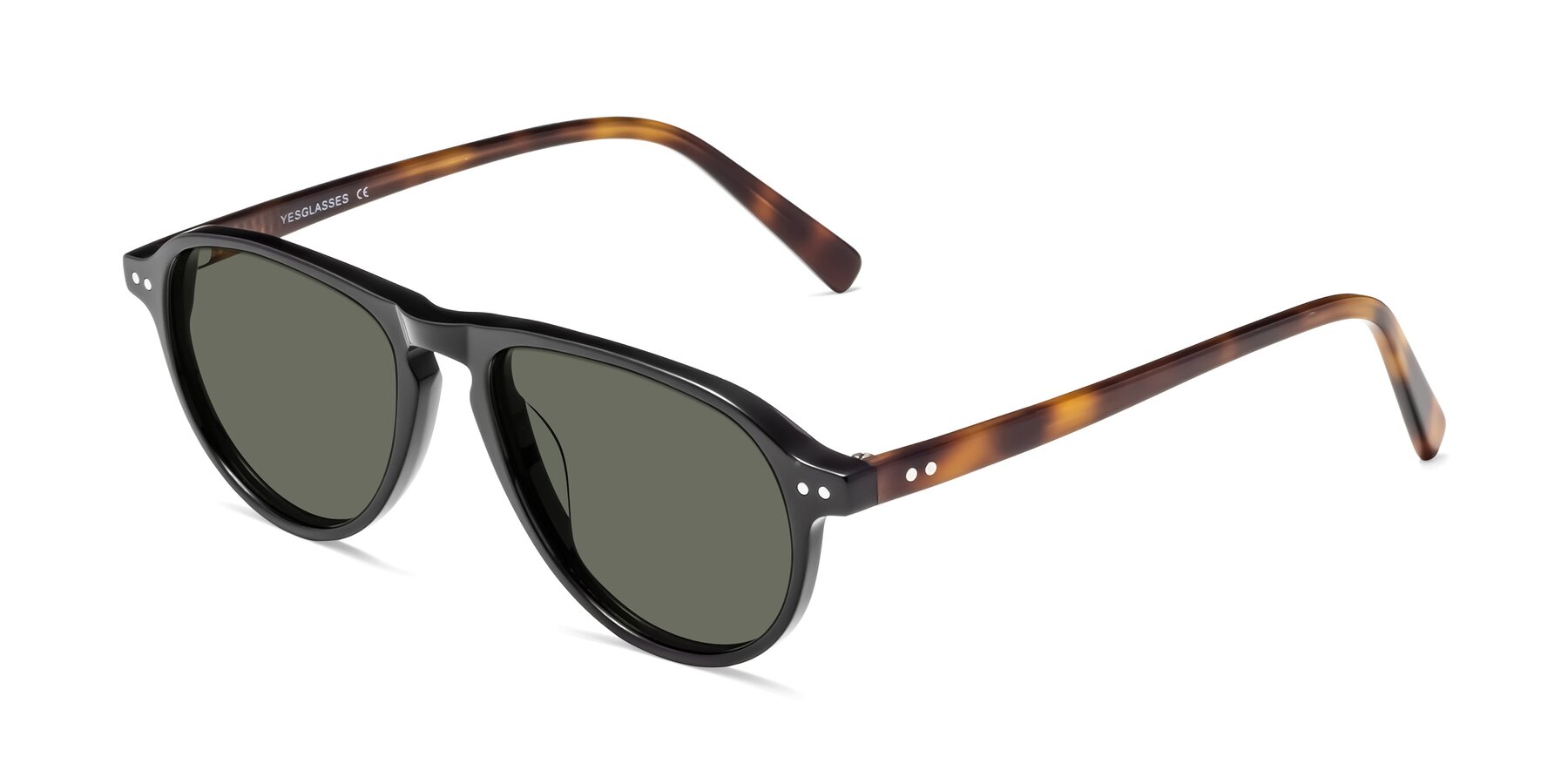 Angle of 17544 in Black-Tortoise with Gray Polarized Lenses