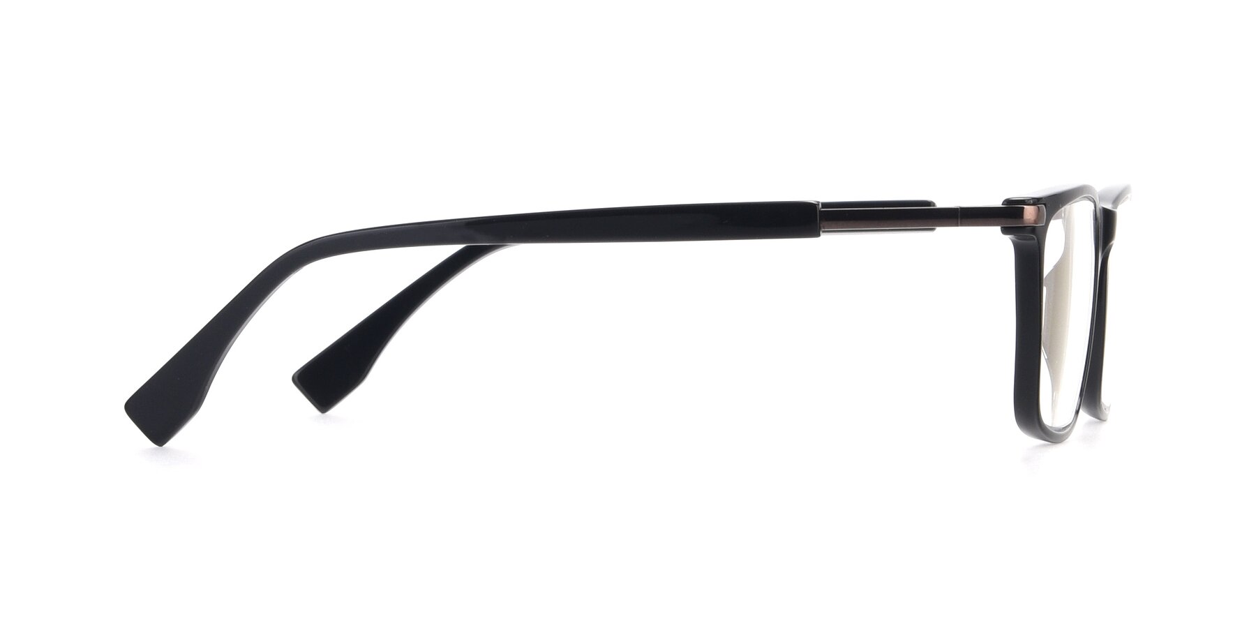 Side of 17554 in Black with Clear Reading Eyeglass Lenses