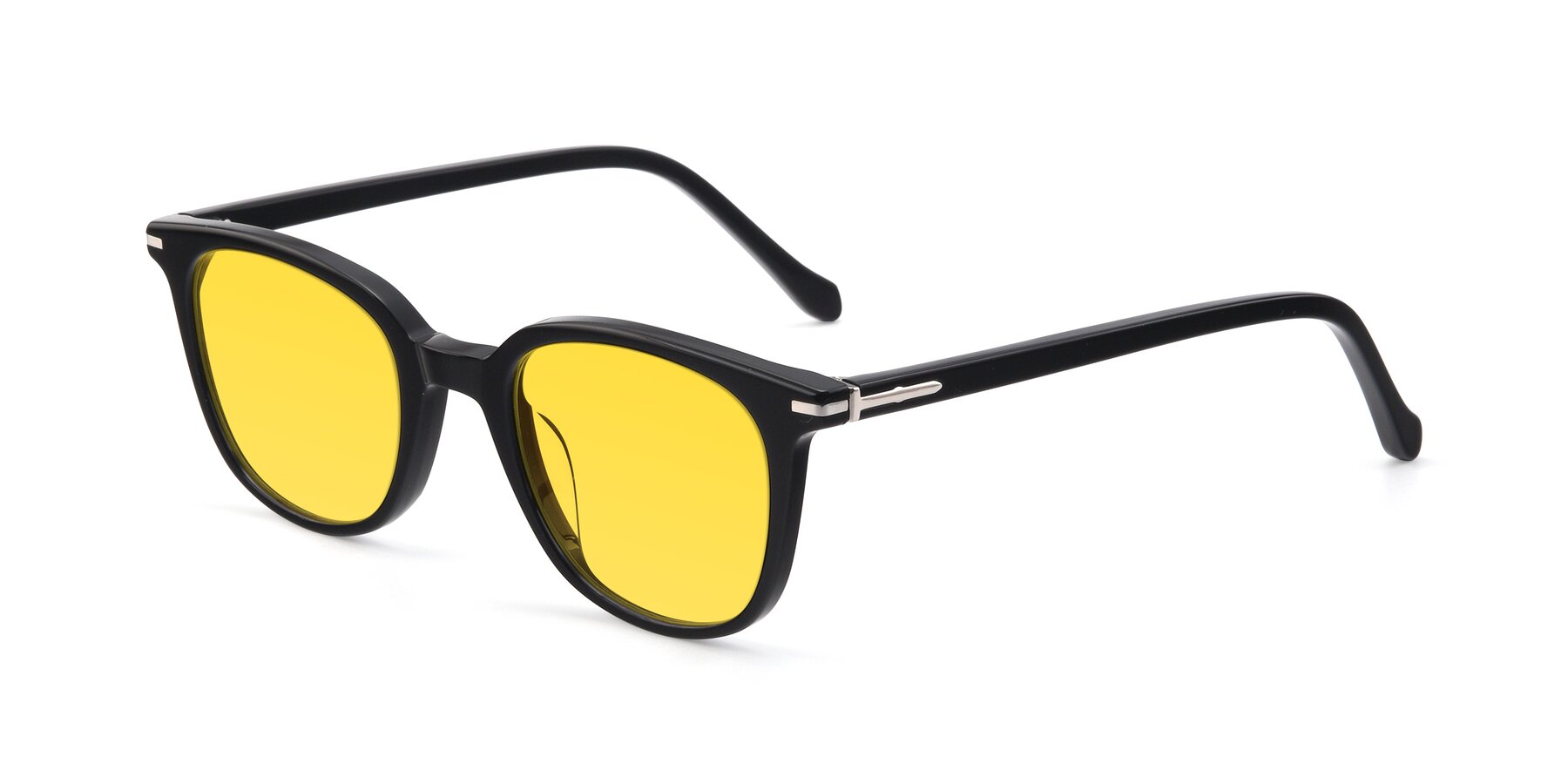 Angle of 17562 in Black with Yellow Tinted Lenses