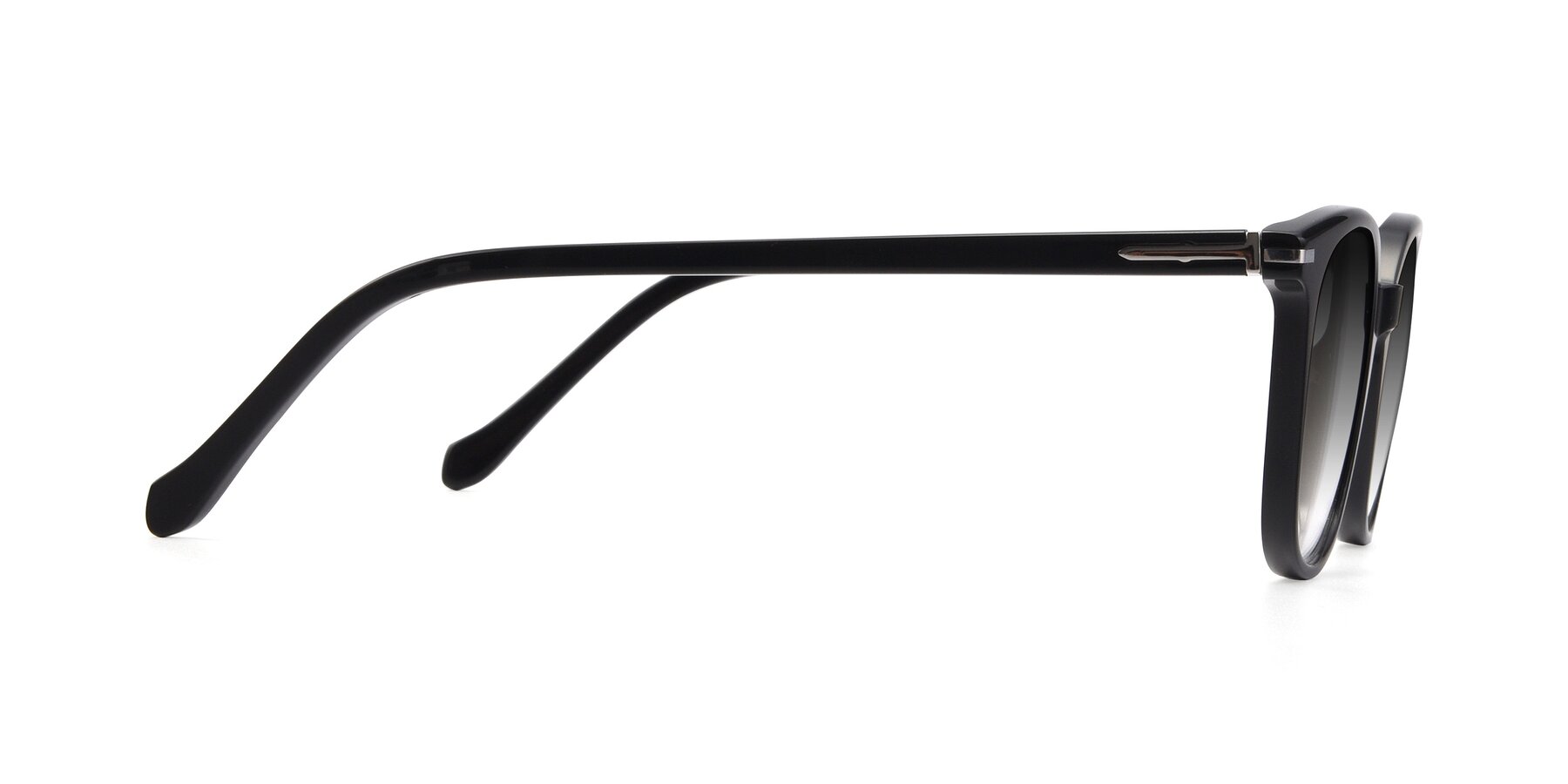 Side of 17562 in Black with Gray Gradient Lenses