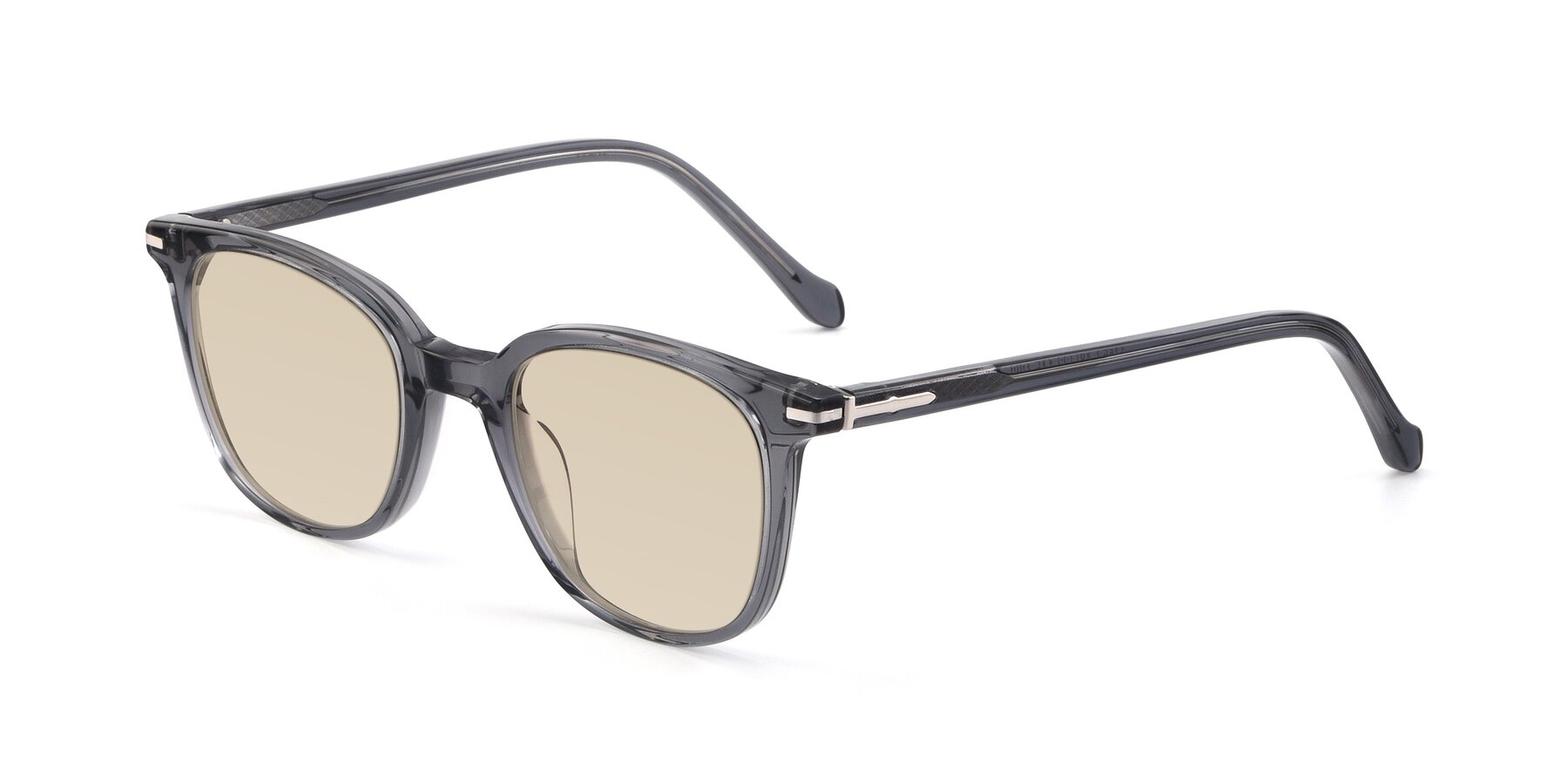 Angle of 17562 in Transparent Grey with Light Brown Tinted Lenses