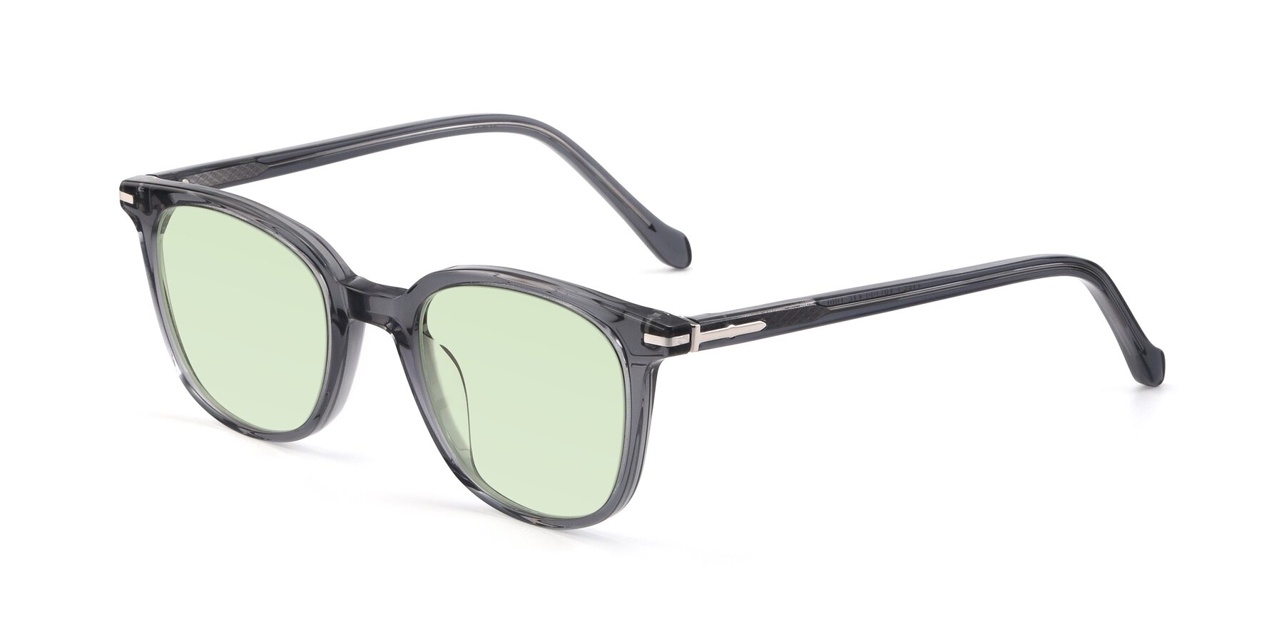 Angle of 17562 in Transparent Grey with Light Green Tinted Lenses