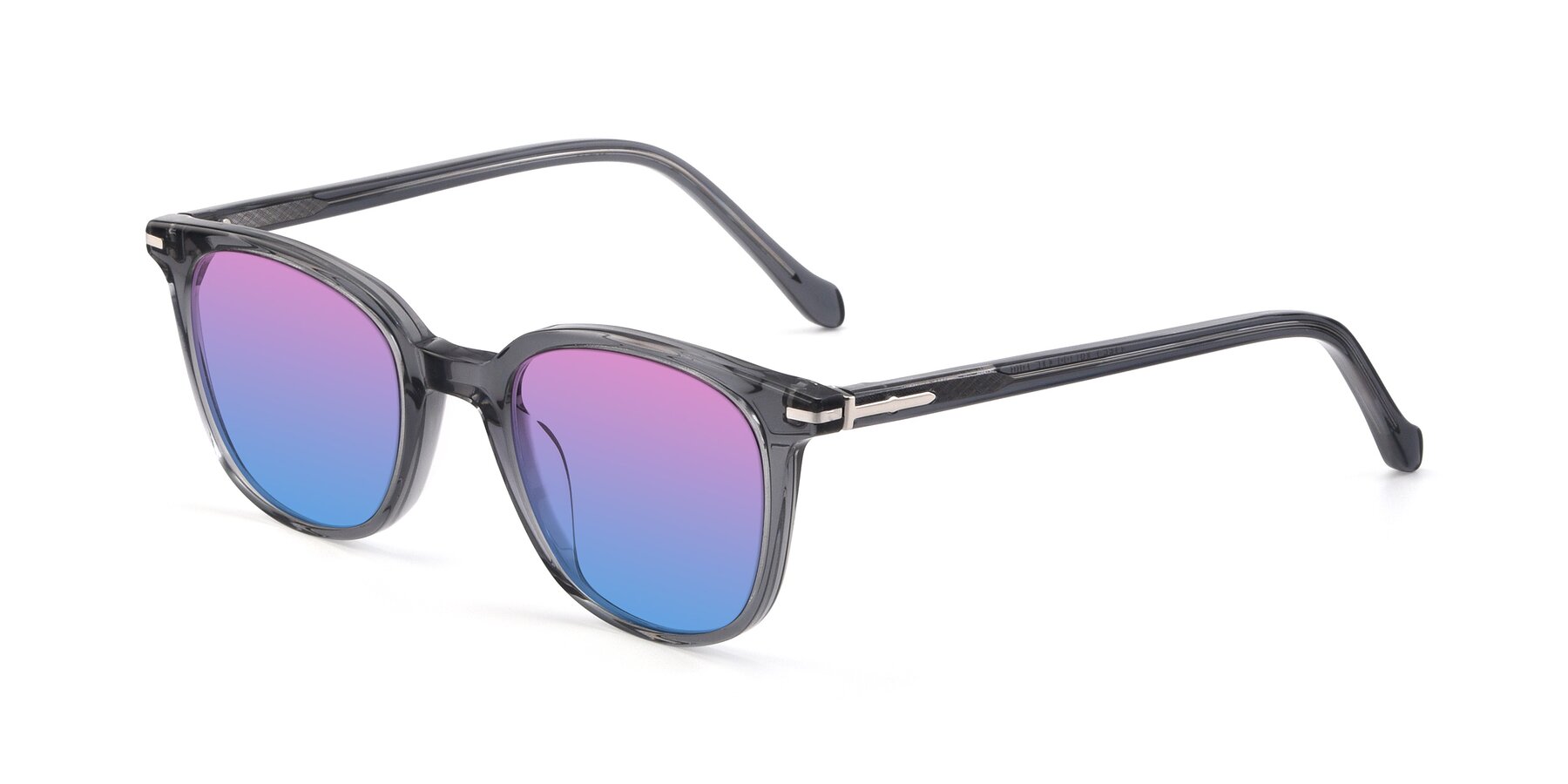 Angle of 17562 in Transparent Grey with Pink / Blue Gradient Lenses