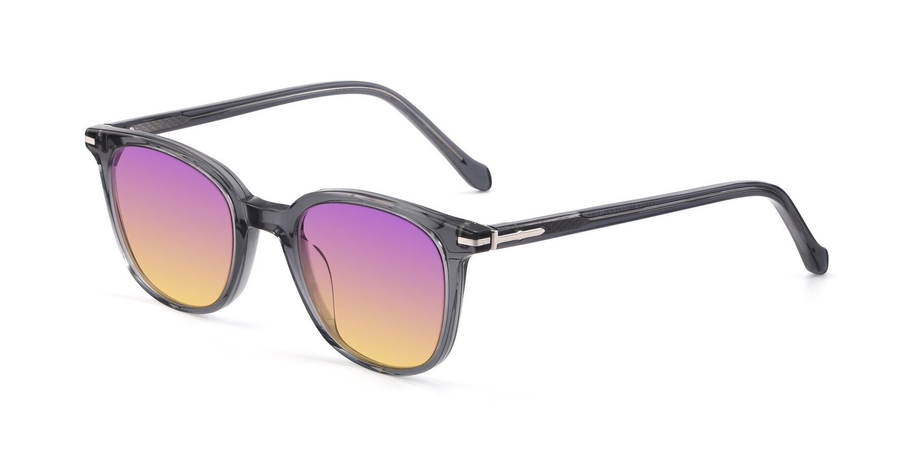 Angle of 17562 in Transparent Grey with Purple / Yellow Gradient Lenses