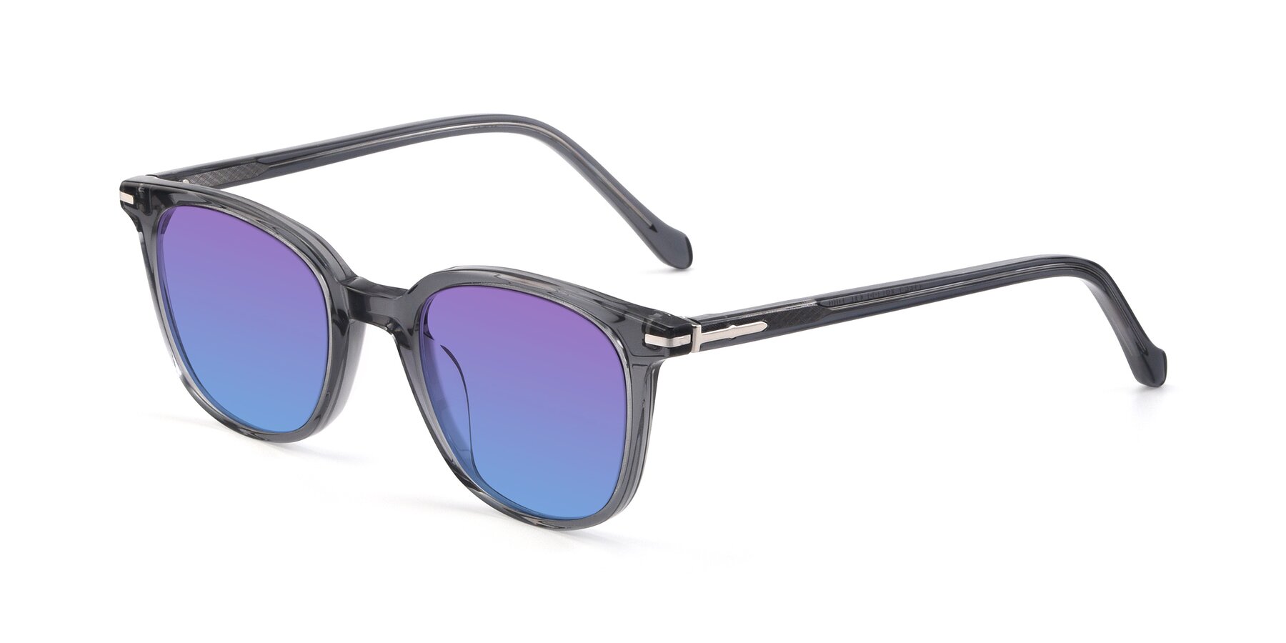 Angle of 17562 in Transparent Grey with Purple / Blue Gradient Lenses
