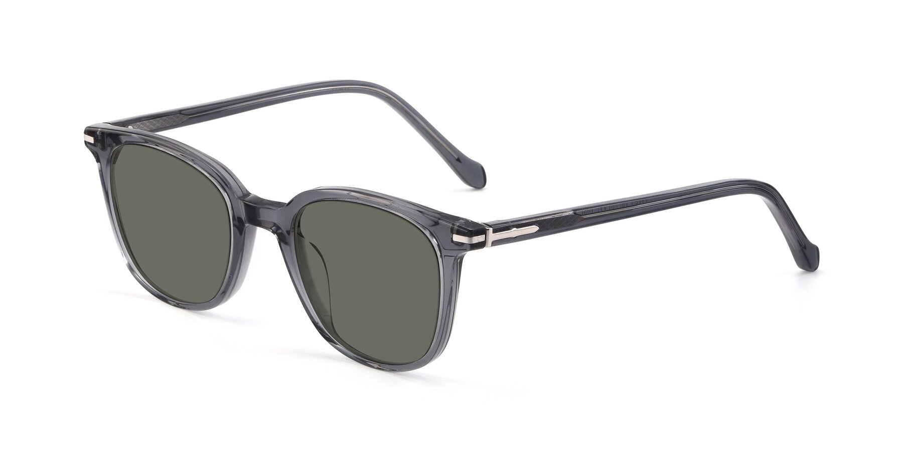 Angle of 17562 in Transparent Grey with Gray Polarized Lenses