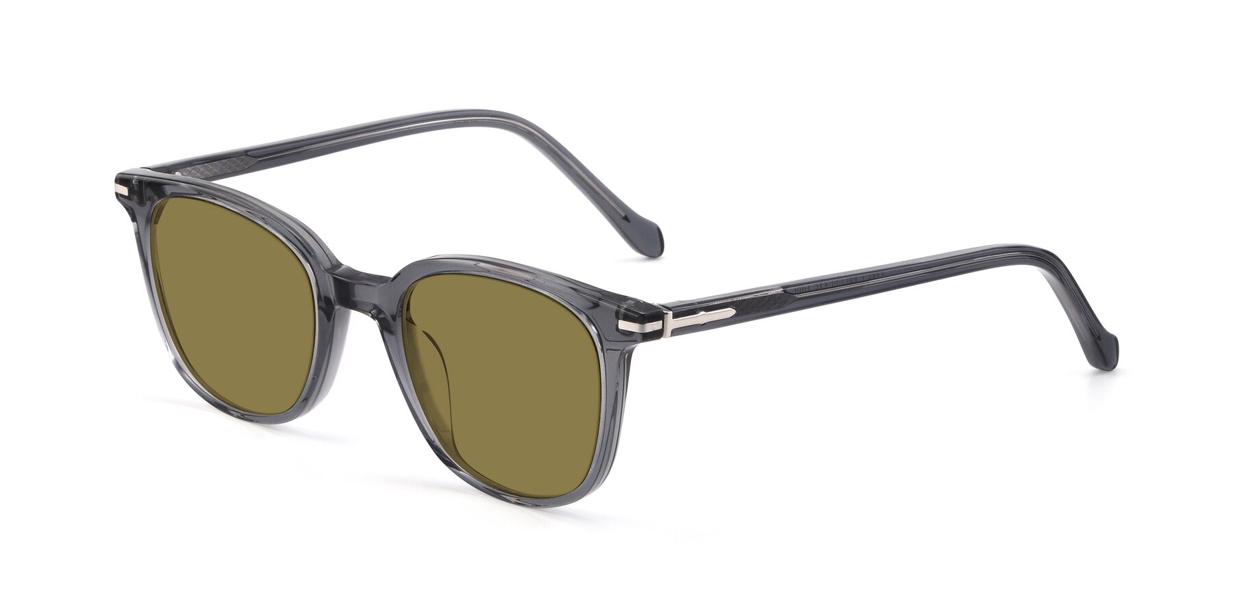 Angle of 17562 in Transparent Grey with Brown Polarized Lenses