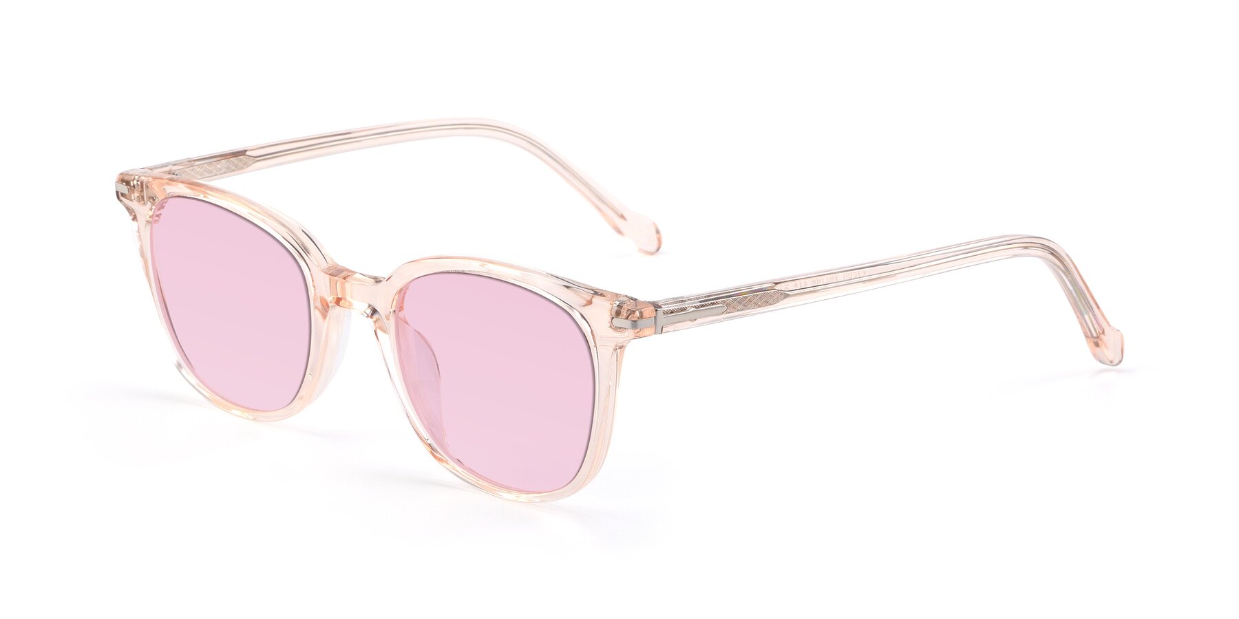 Angle of 17562 in Transparent Pink with Light Pink Tinted Lenses