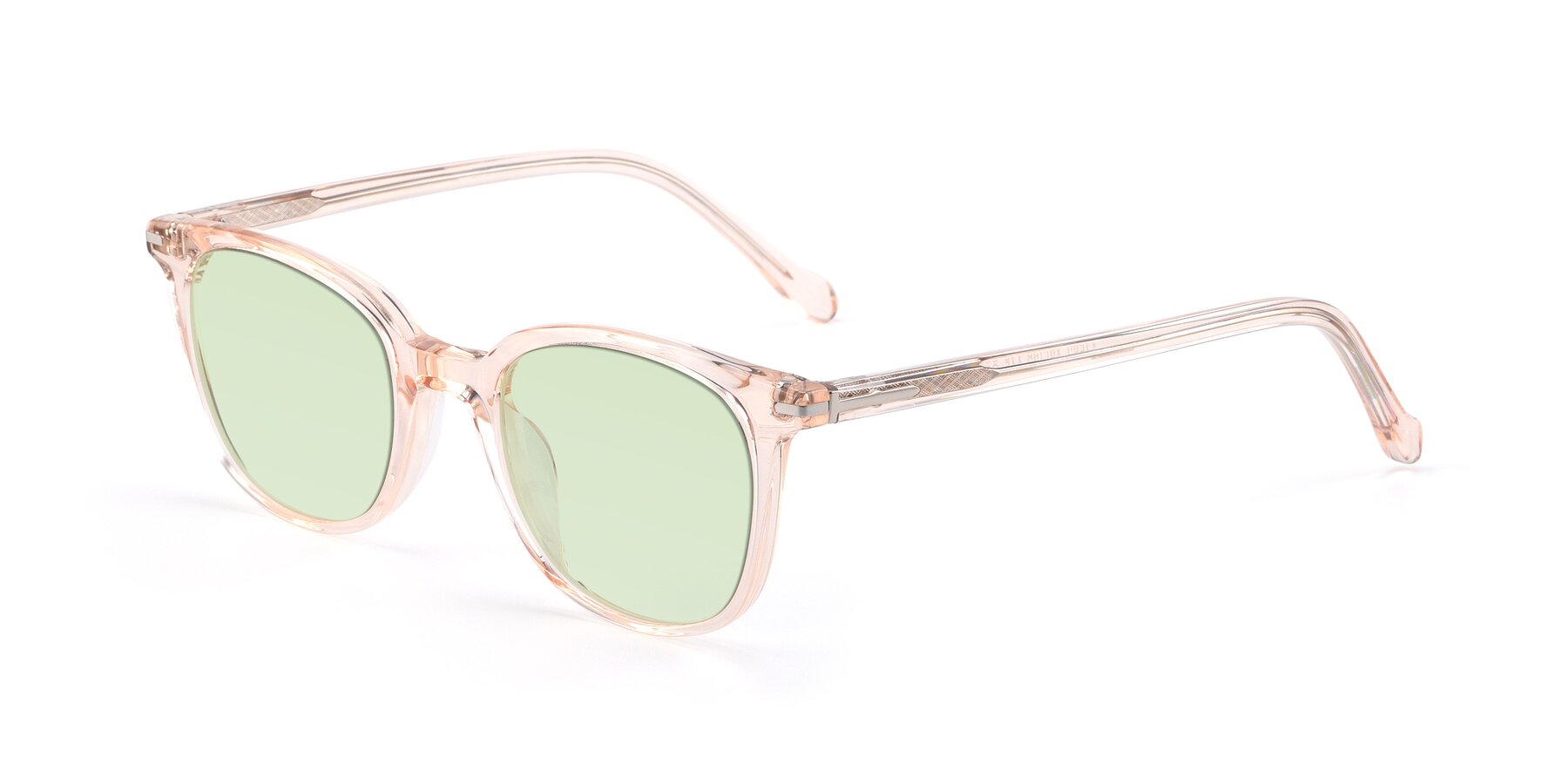 Angle of 17562 in Transparent Pink with Light Green Tinted Lenses