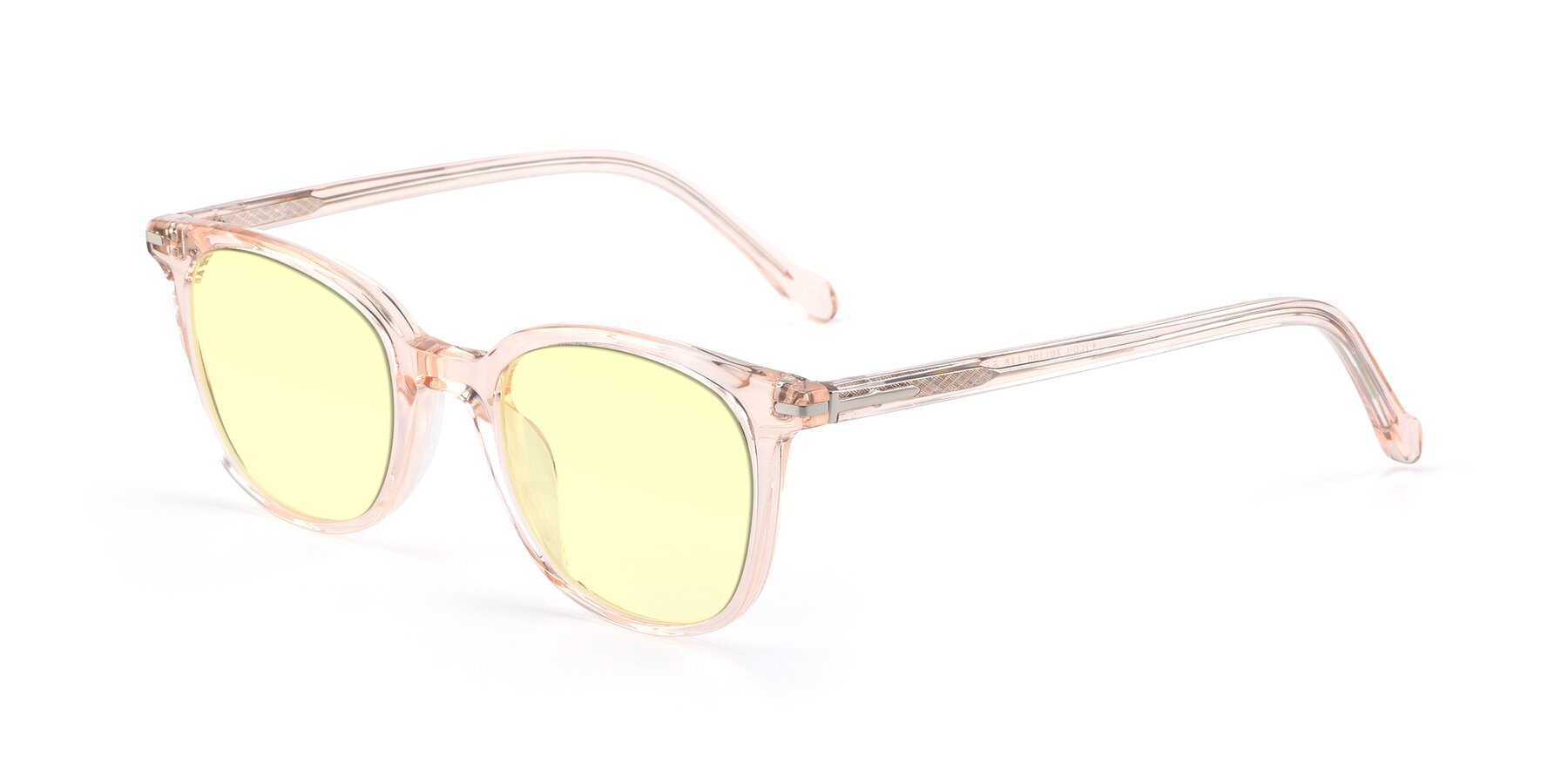 Angle of 17562 in Transparent Pink with Light Yellow Tinted Lenses