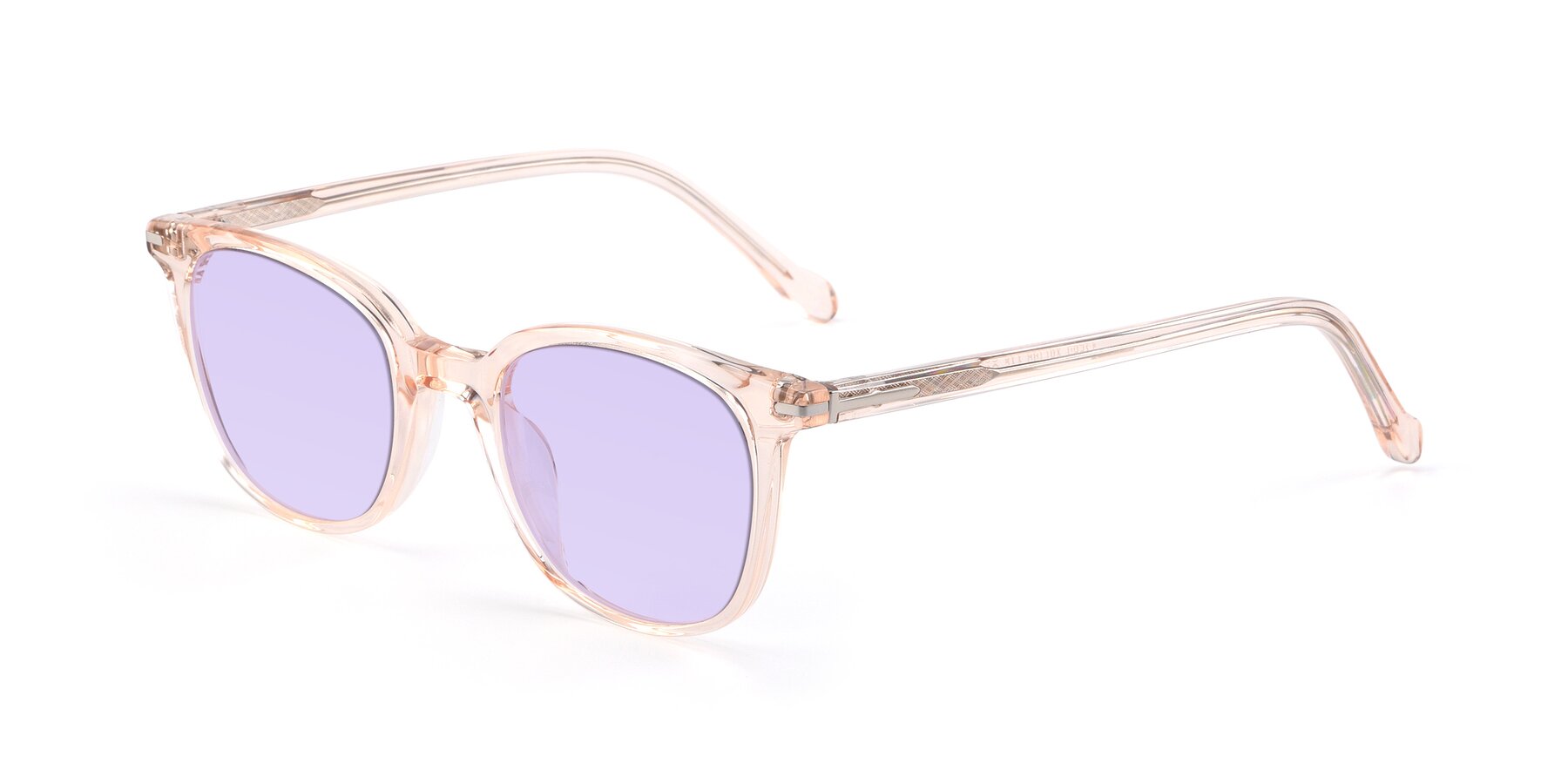 Angle of 17562 in Transparent Pink with Light Purple Tinted Lenses