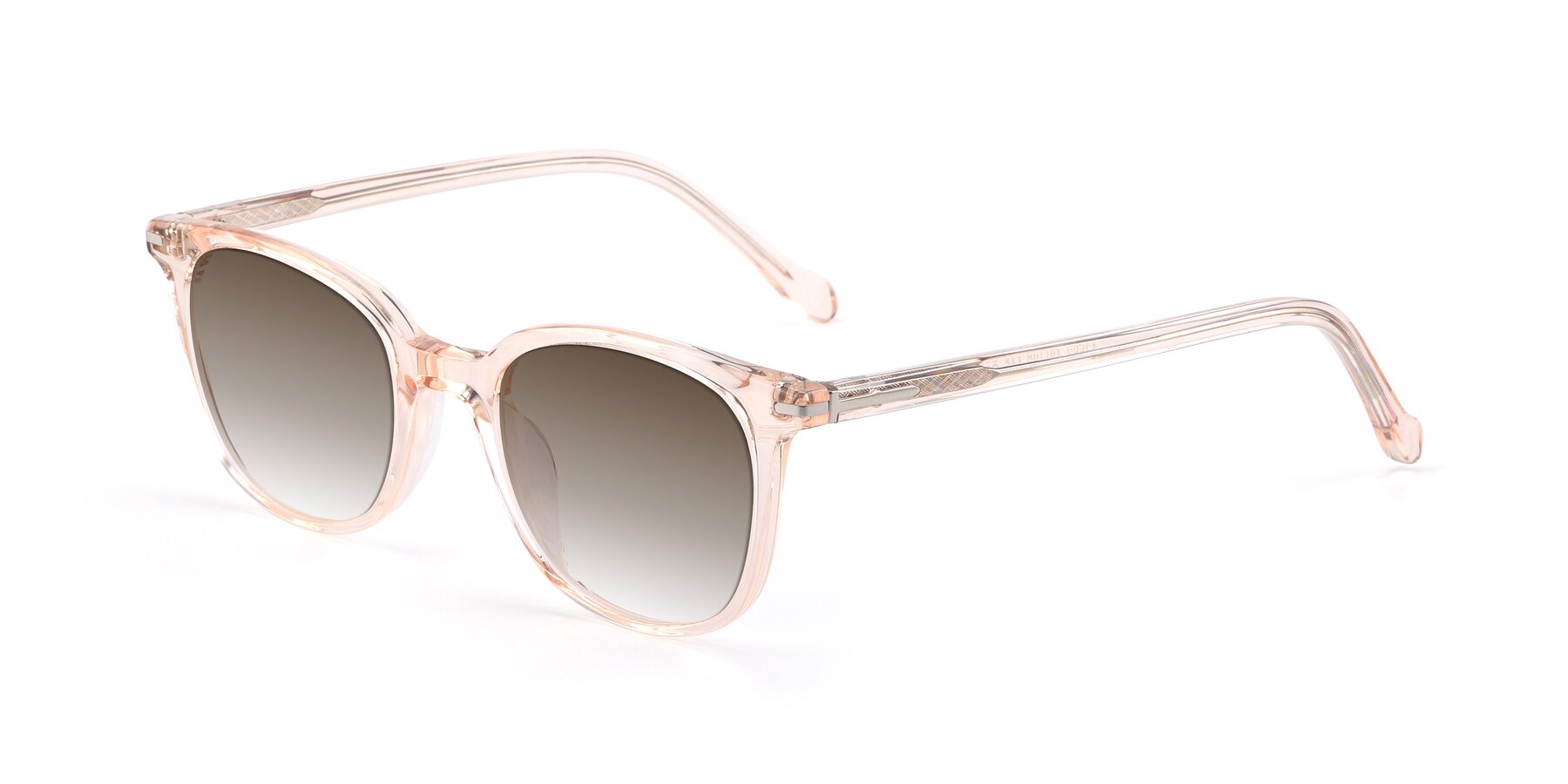 Angle of 17562 in Transparent Pink with Brown Gradient Lenses