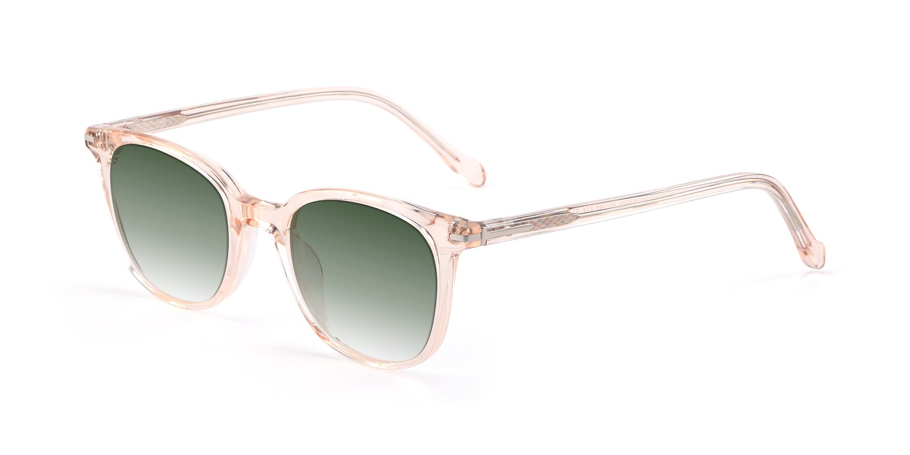 Angle of 17562 in Transparent Pink with Green Gradient Lenses