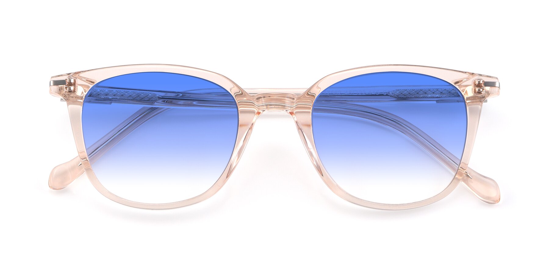 Folded Front of 17562 in Transparent Pink with Blue Gradient Lenses