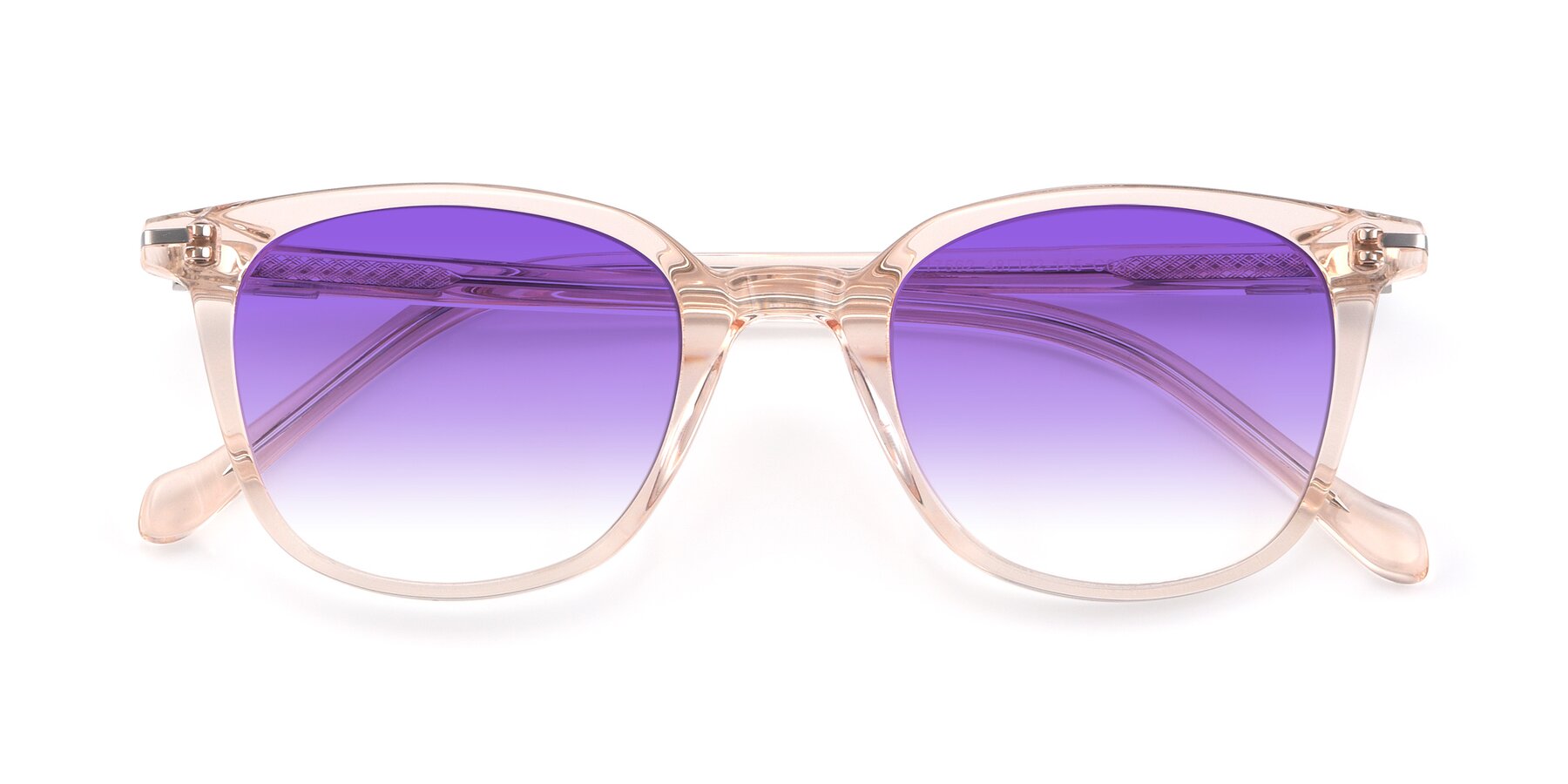 Folded Front of 17562 in Transparent Pink with Purple Gradient Lenses