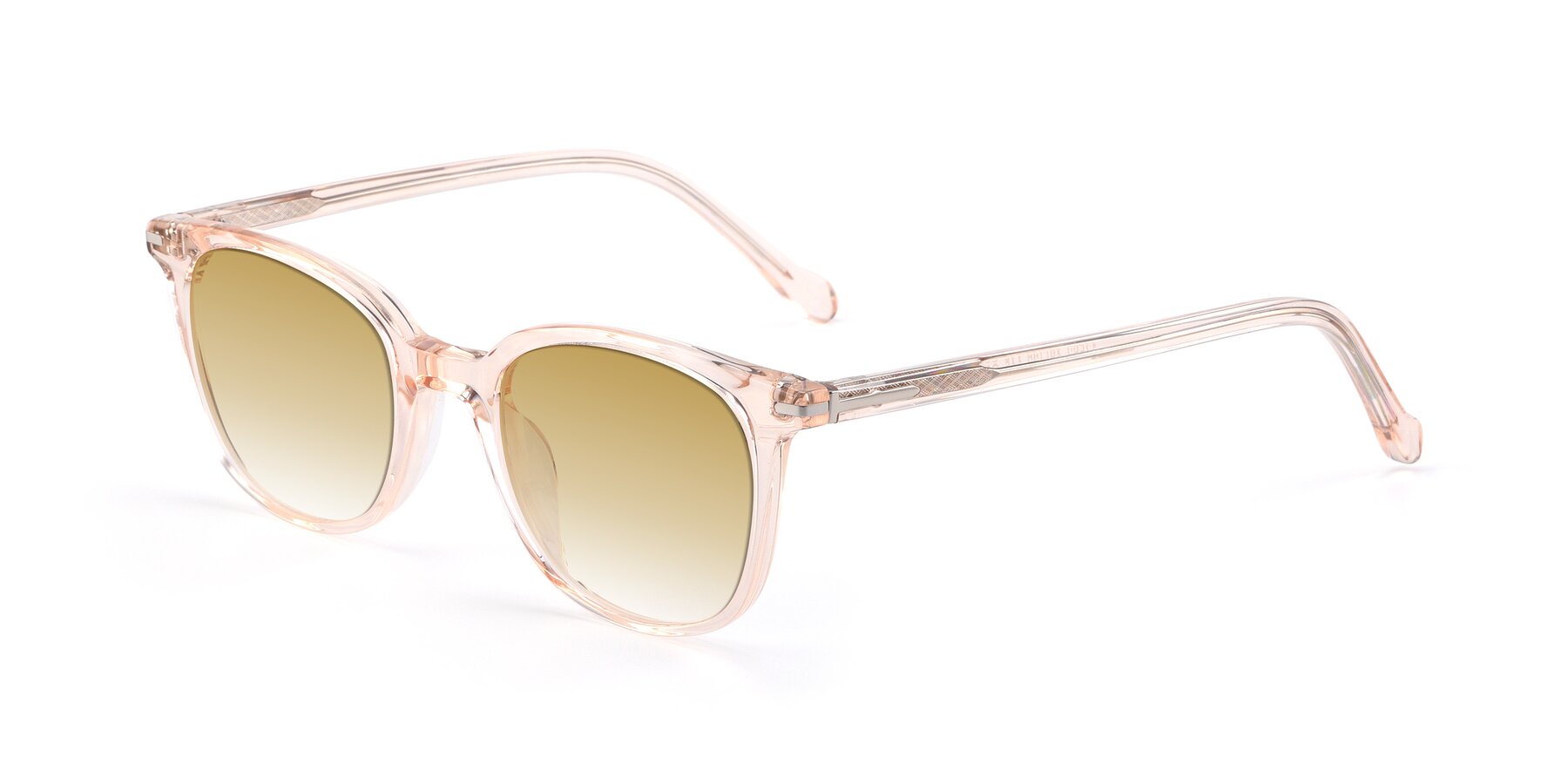 Angle of 17562 in Transparent Pink with Champagne Gradient Lenses